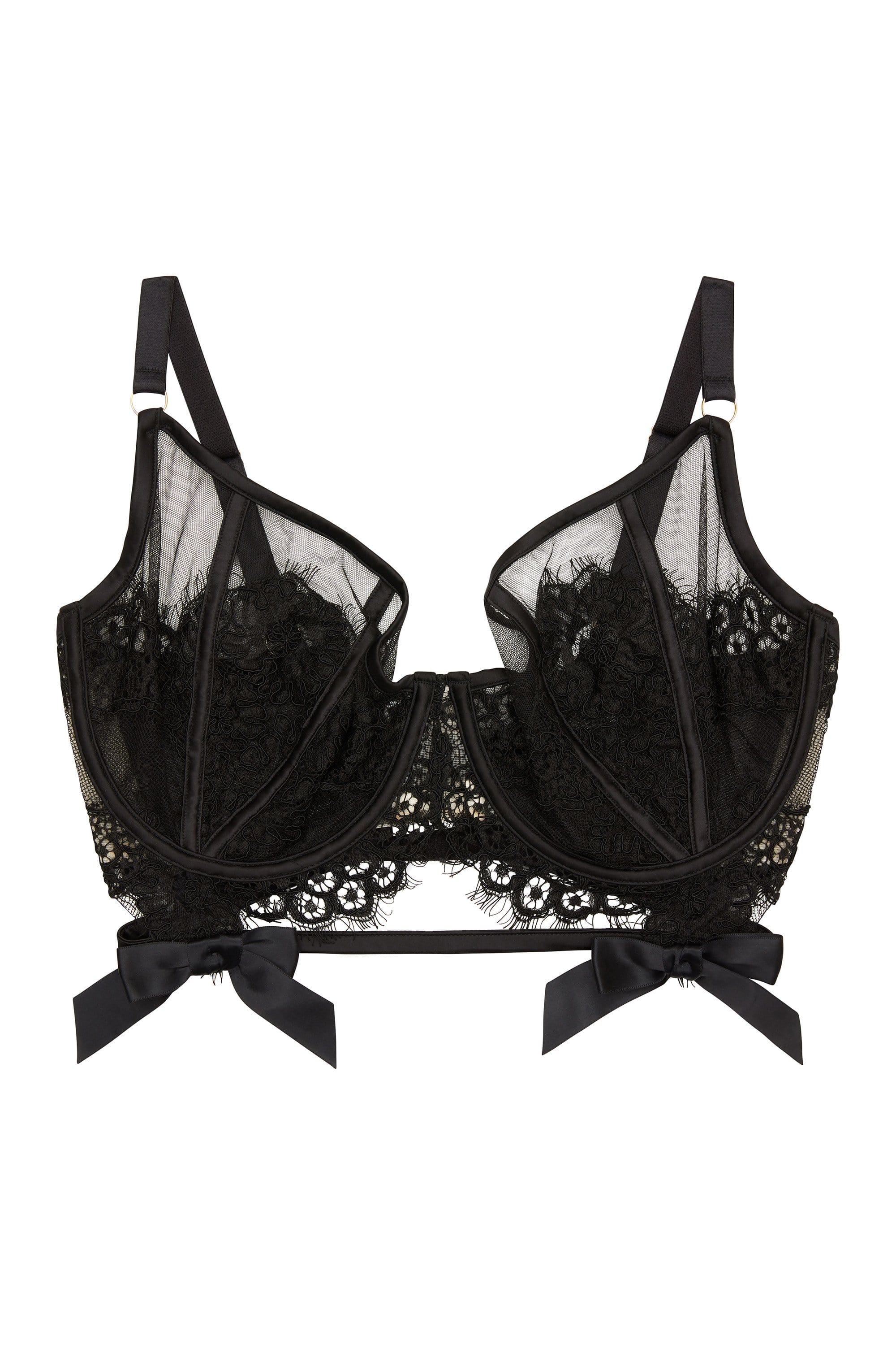 Josephine Corded lace longline Full Bust bra DD - H - Image 5