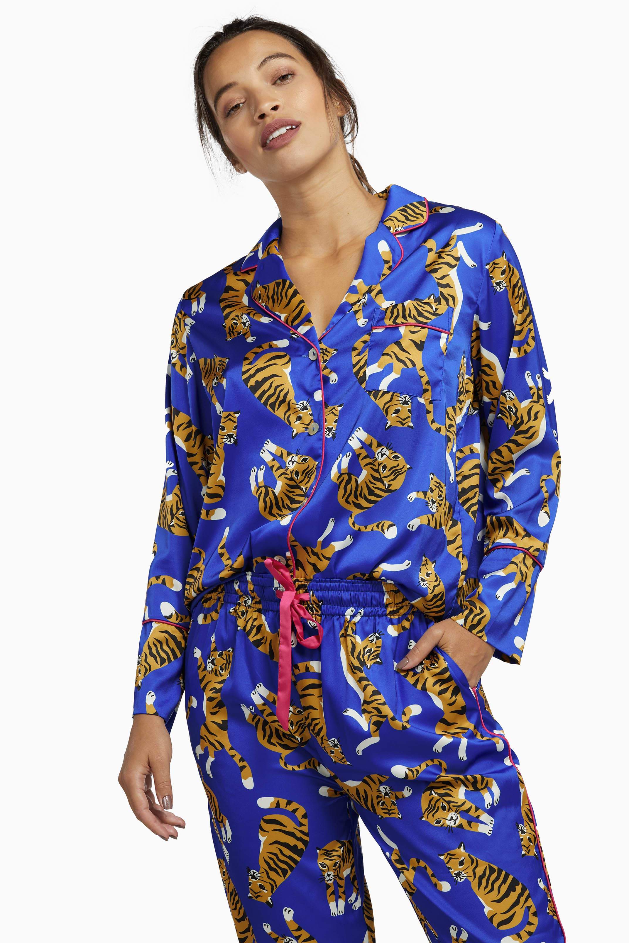 Blue Tiger Pyjama Set - Image 2