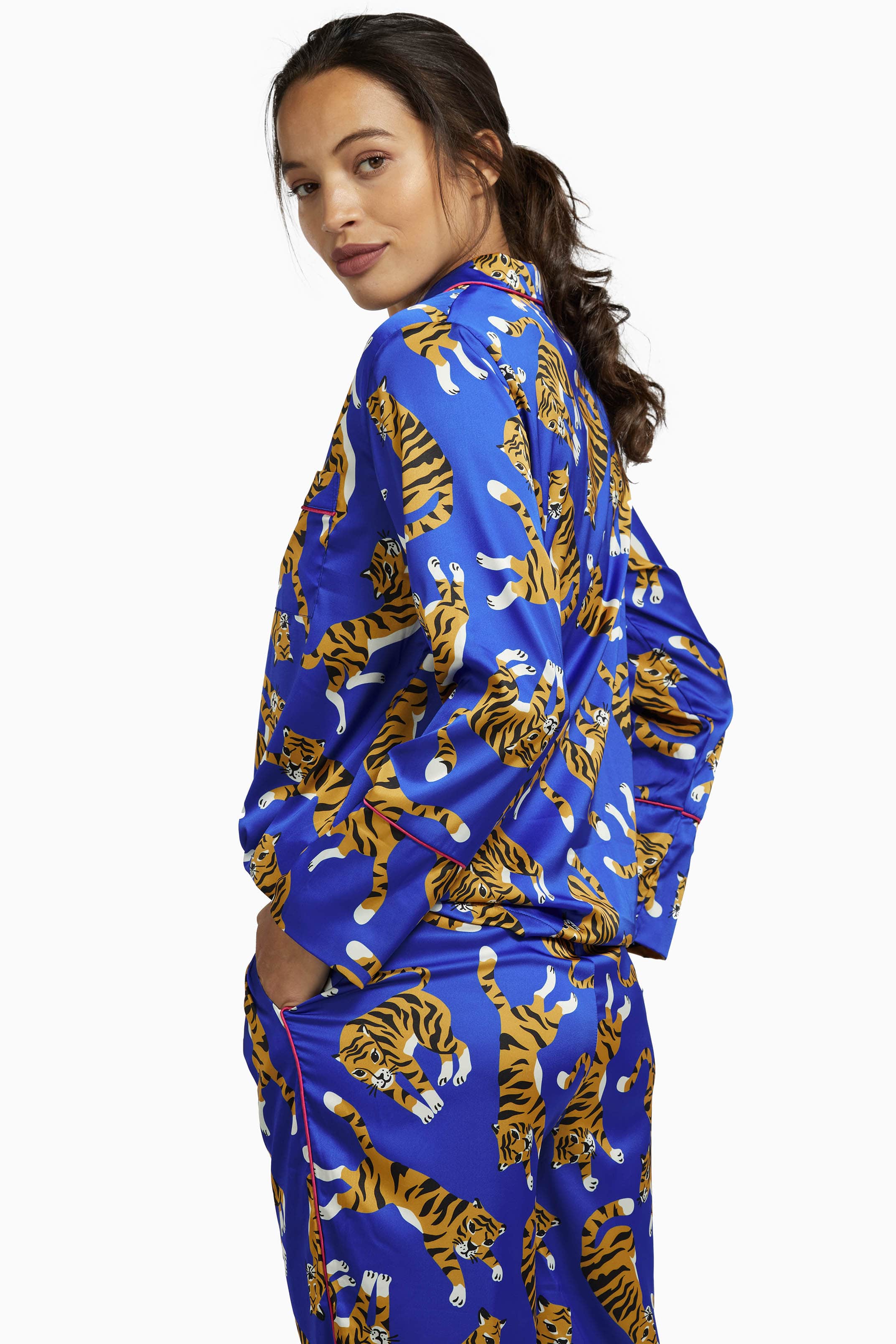 Blue Tiger Pyjama Set - Image 4