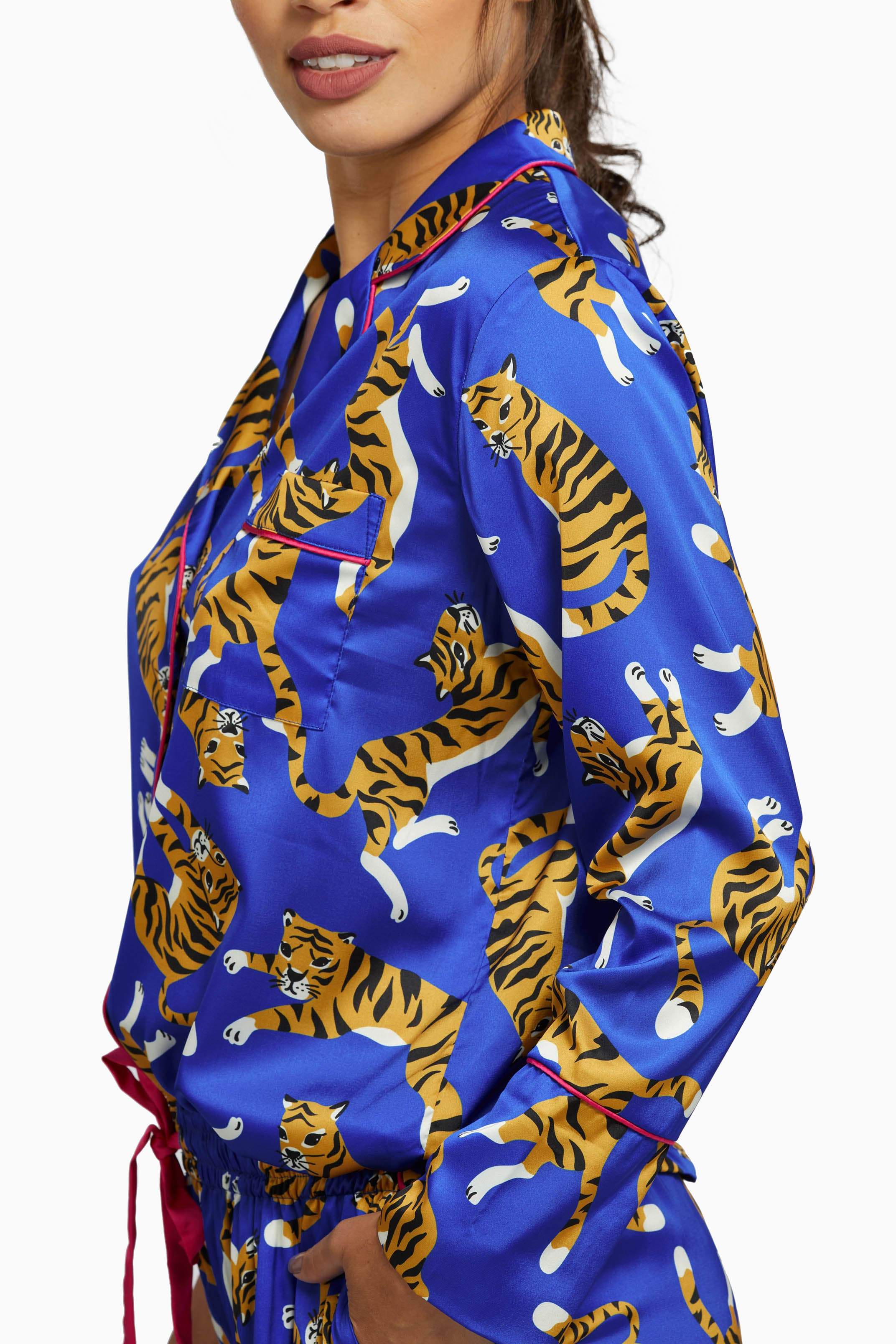 Blue Tiger Pyjama Set - Image 5