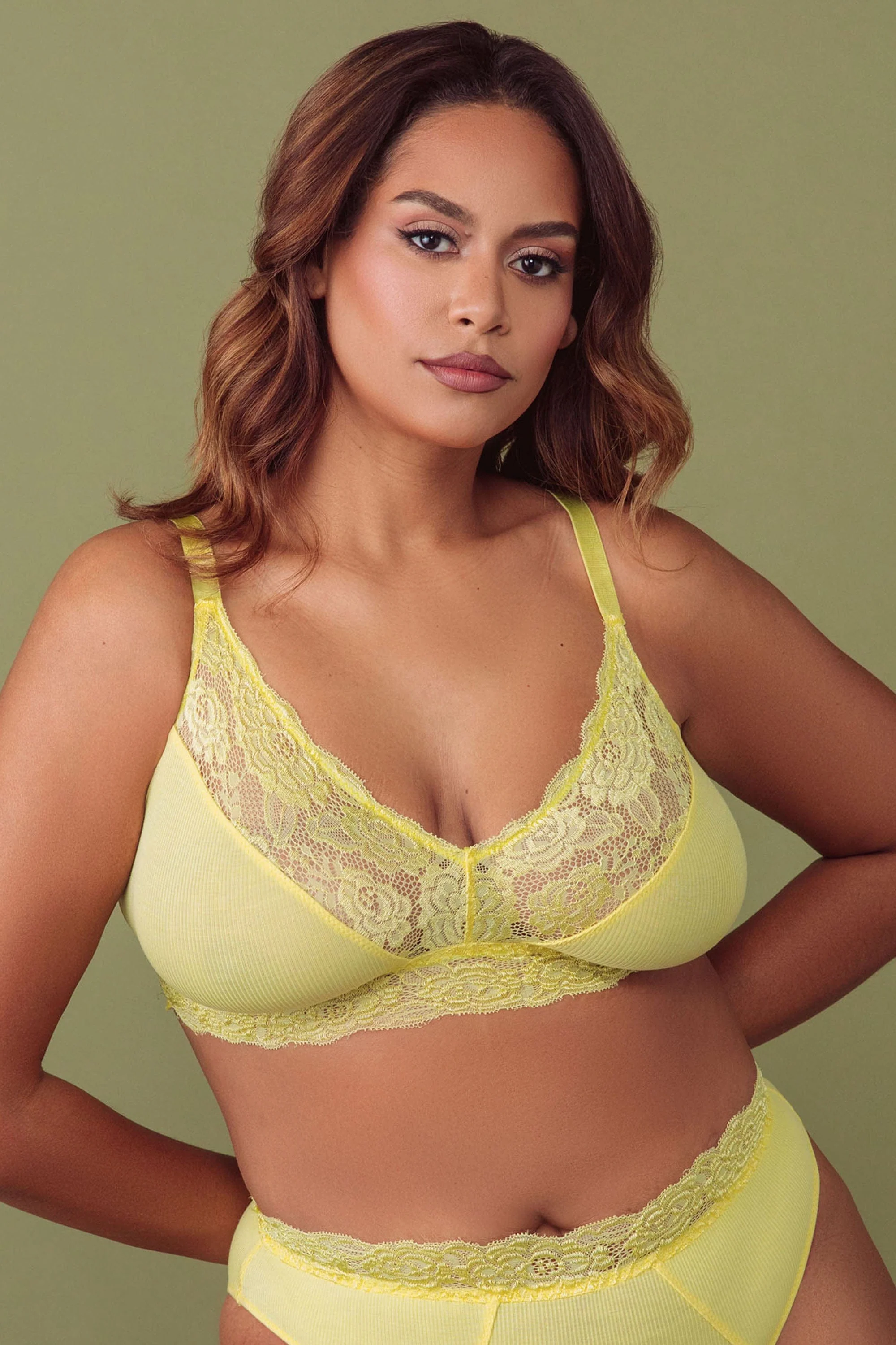 Lemonade V-Neck Bralet - Image 2