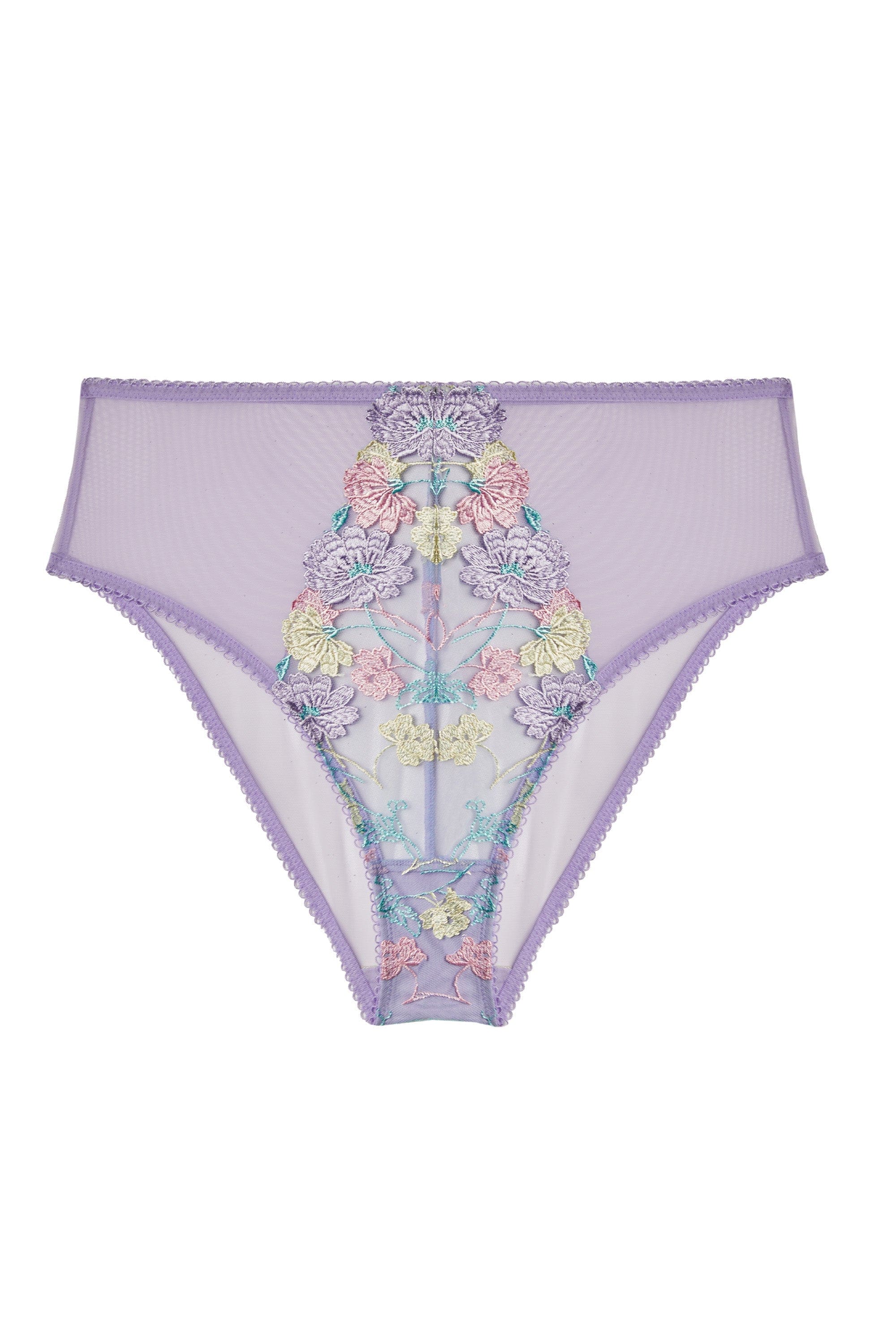 Luna Pastel Embroidered High Waisted Brief - Image 6