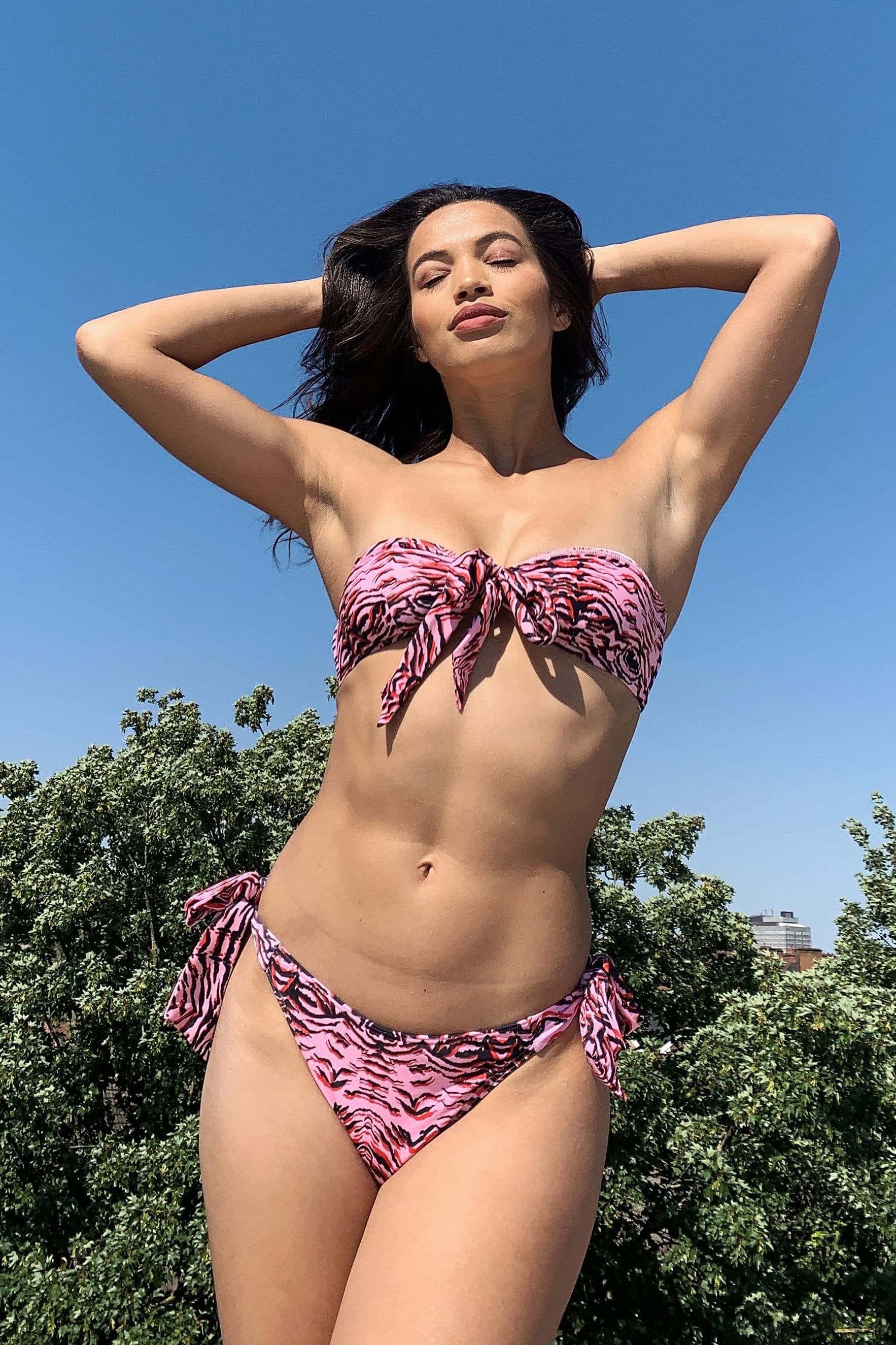 Tiger Bow Tie Bandeau - Image 5