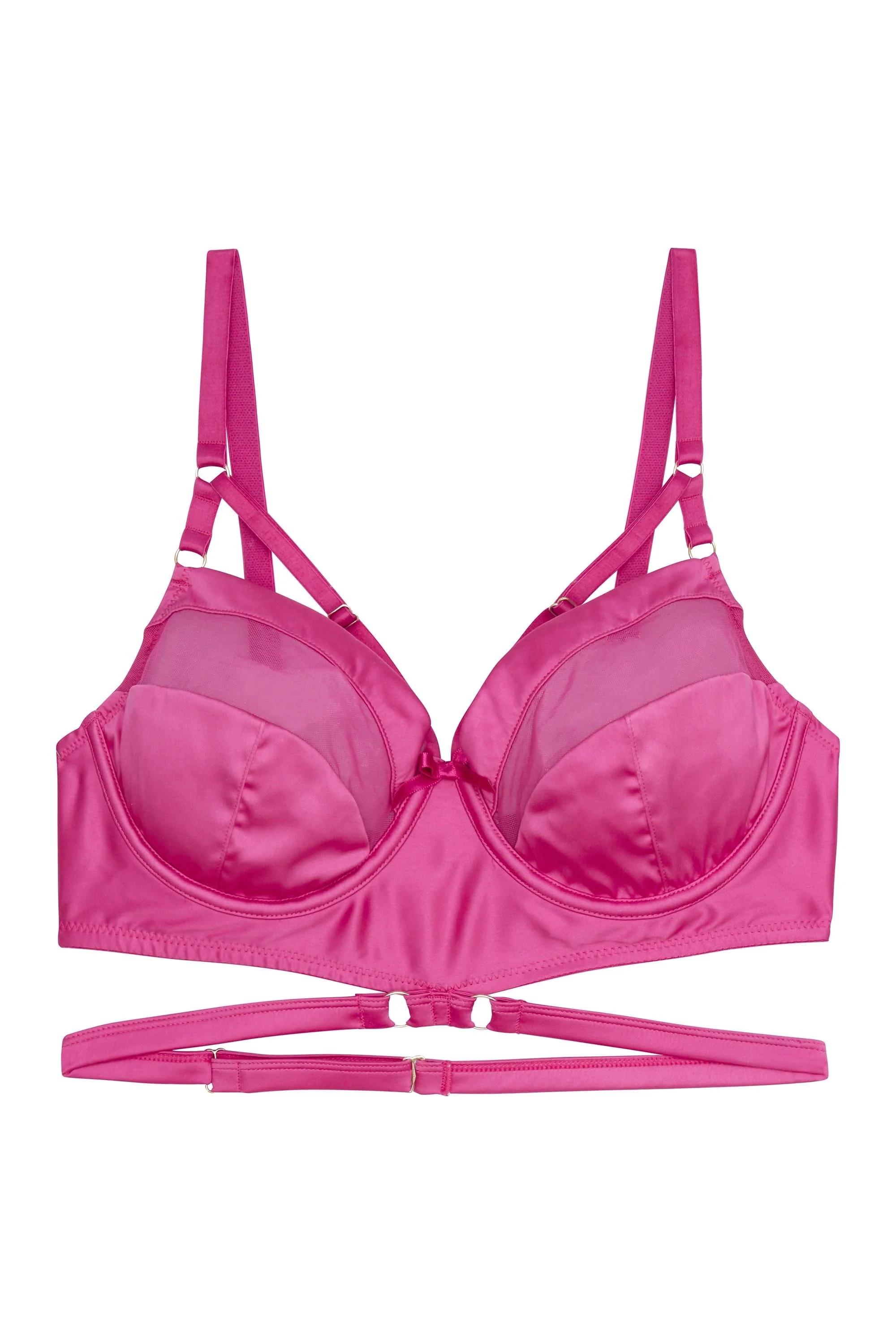 Madeleine Bondage Bra Core Hot Pink - Image 5