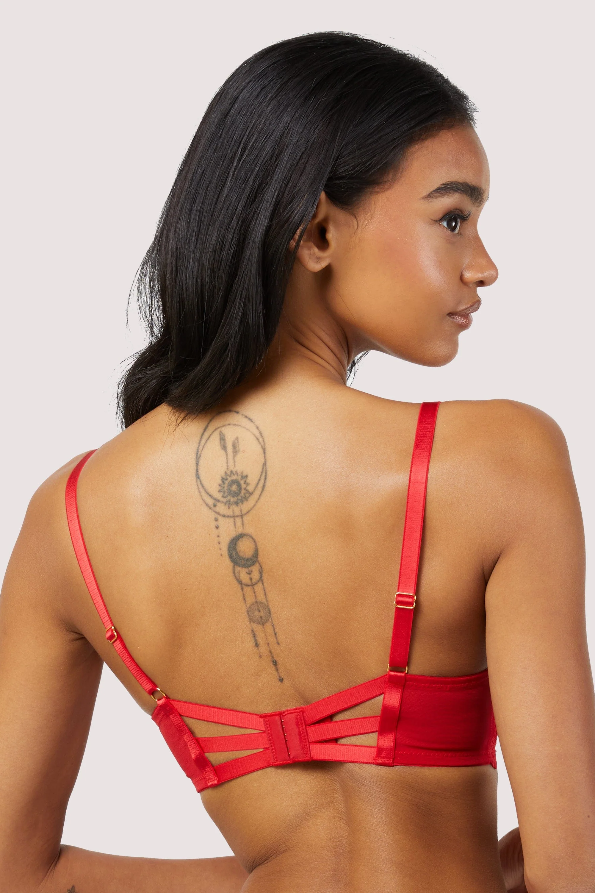 Maisie Red Balconette Bra - Image 6