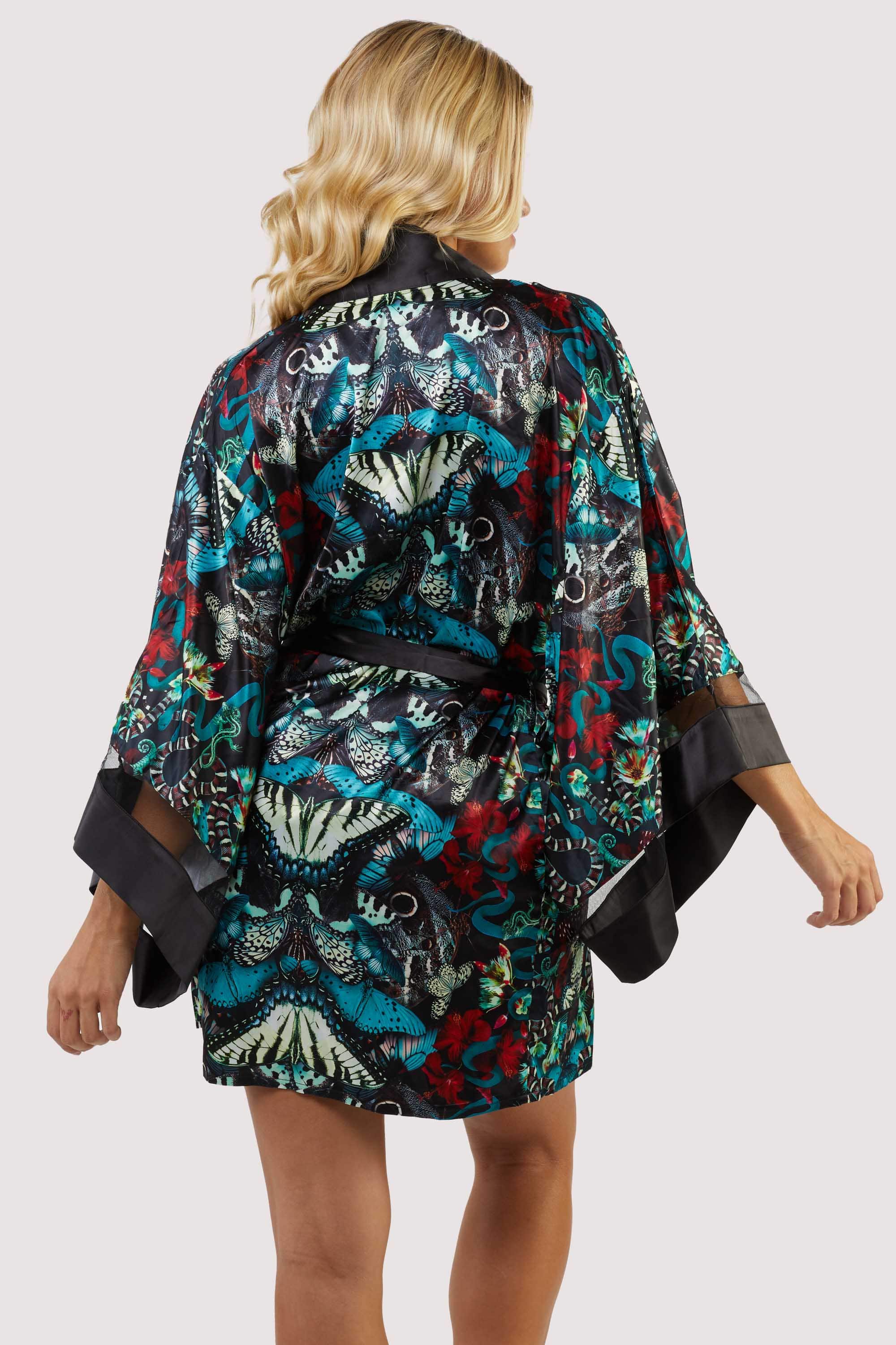 Menagerie Snake Print Kimono - Image 2