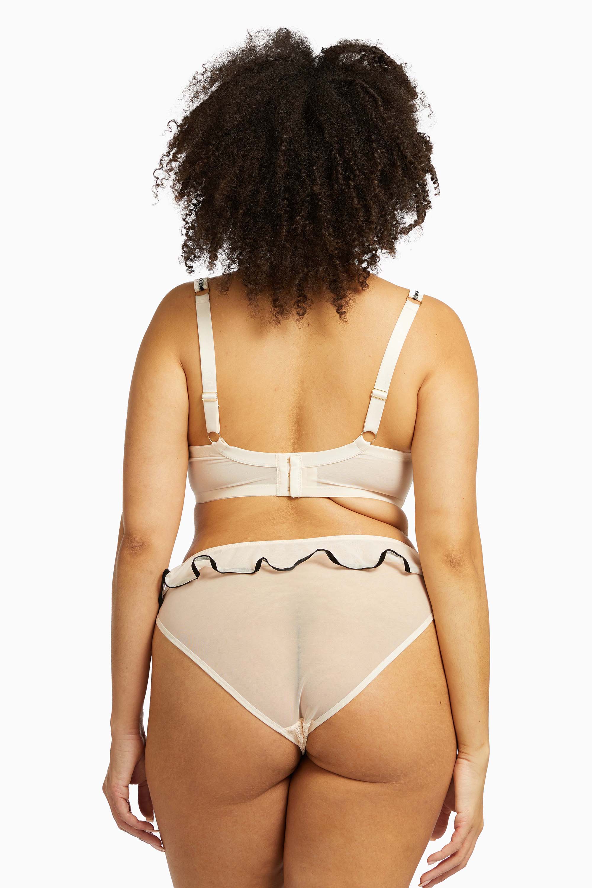 Monica Ribbon Slot Brief Peach Core - Image 8