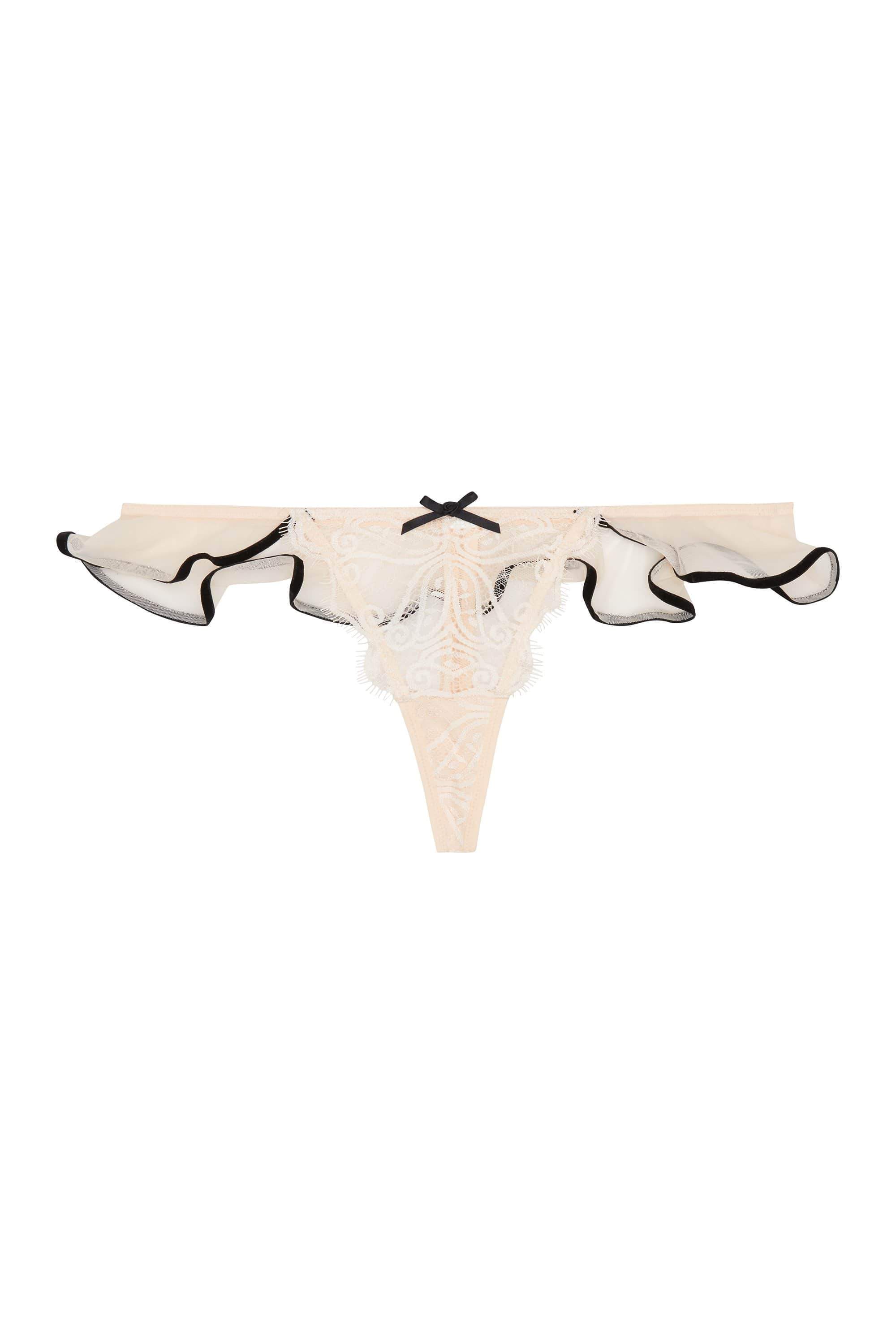 Monica Ribbon Slot Thong Peach Core - Image 6