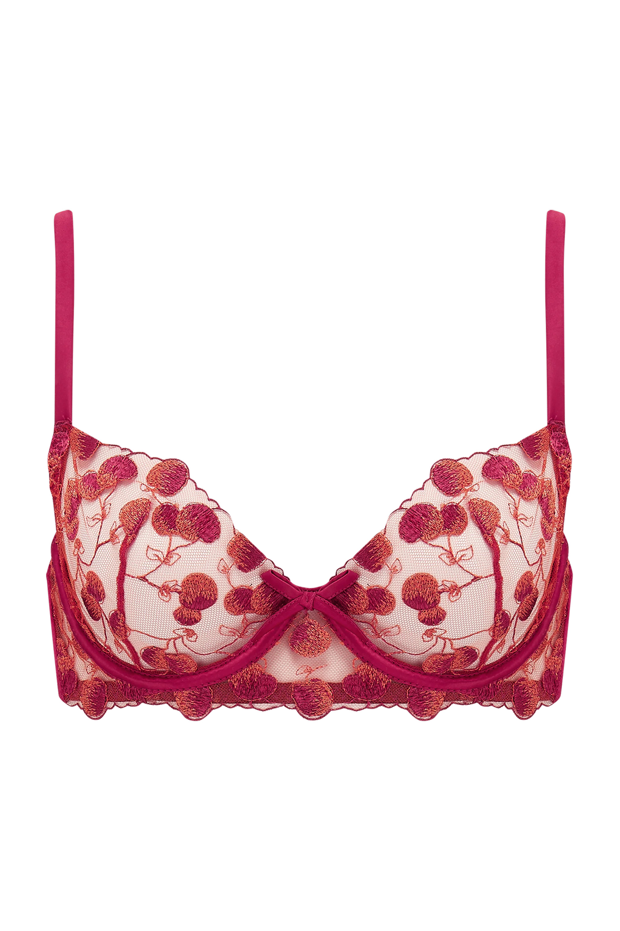 Naomi Cherry Plunge Bra - Image 2