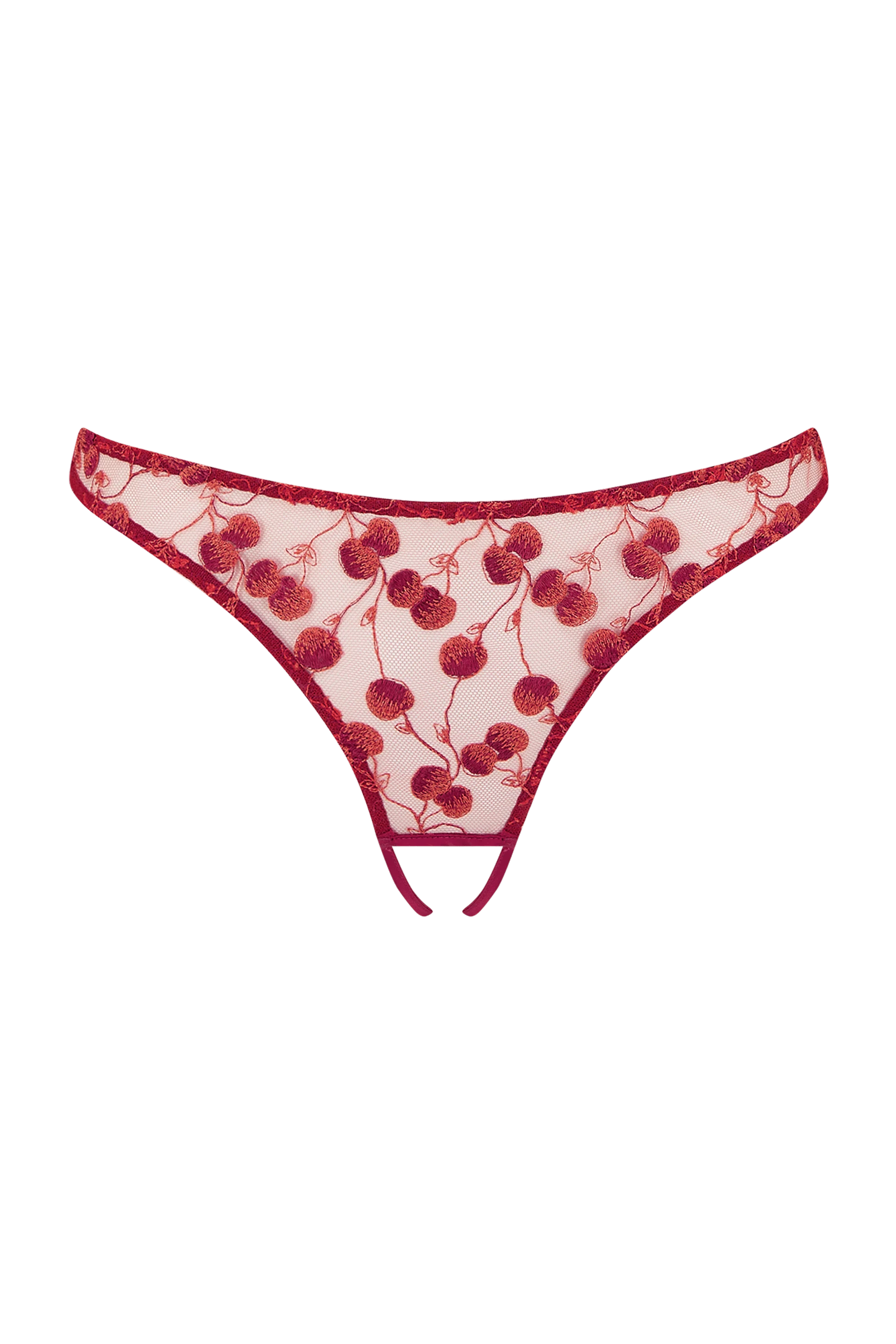 Naomi Cherry Open Back Brief