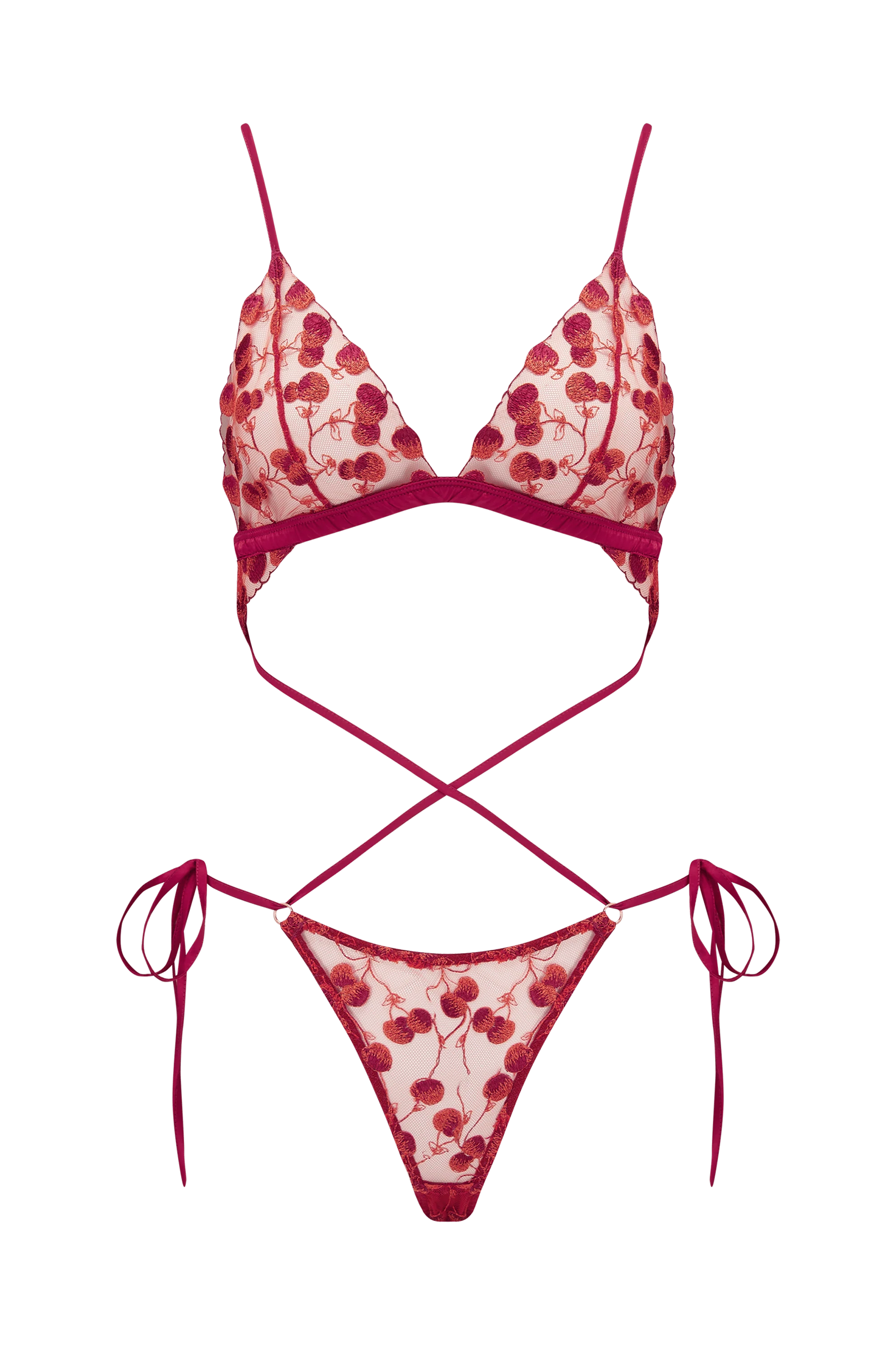 Naomi Cherry Bodysuit - Image 3