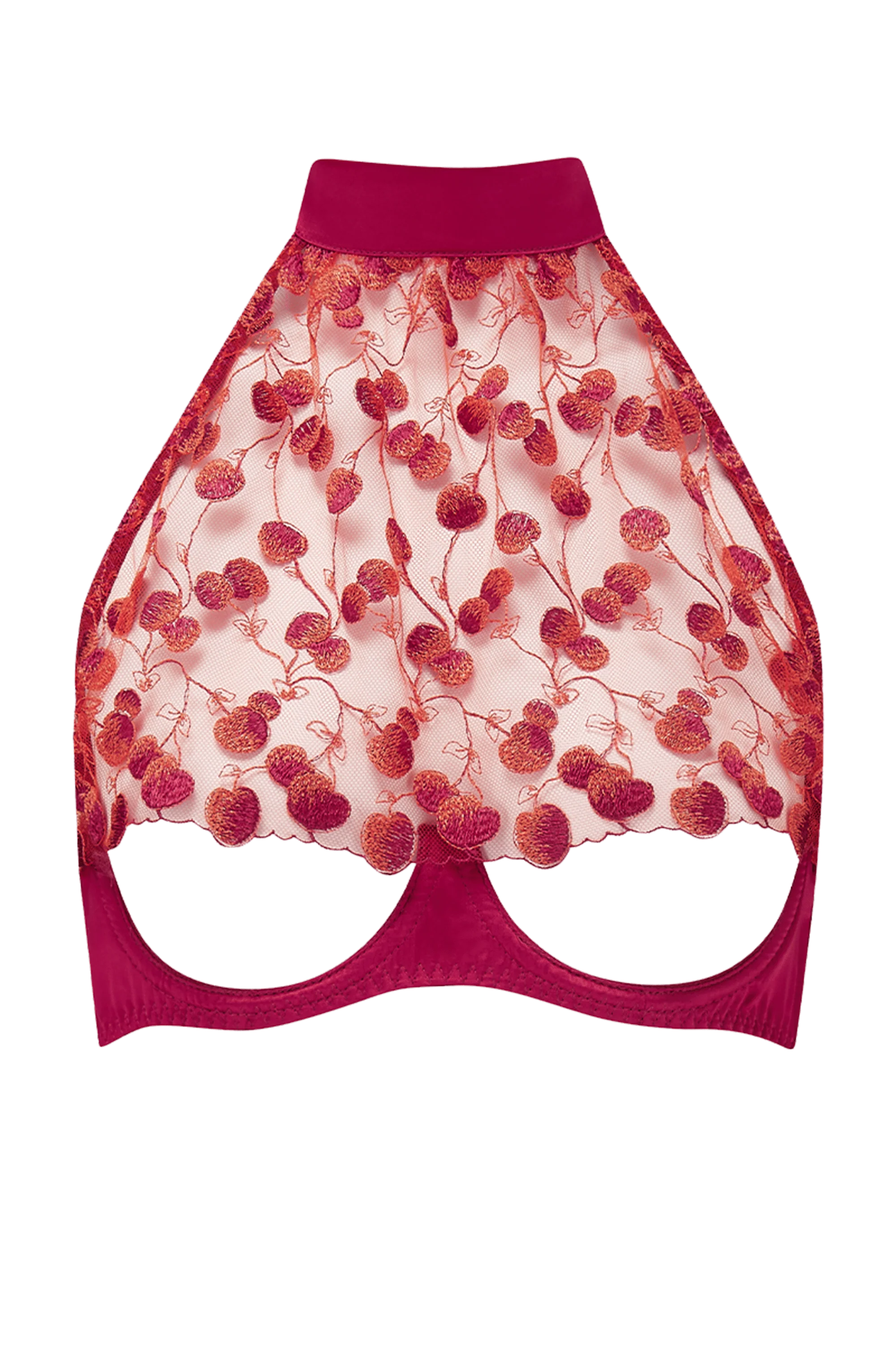 Naomi Cherry Halter Neck Bra - Image 4
