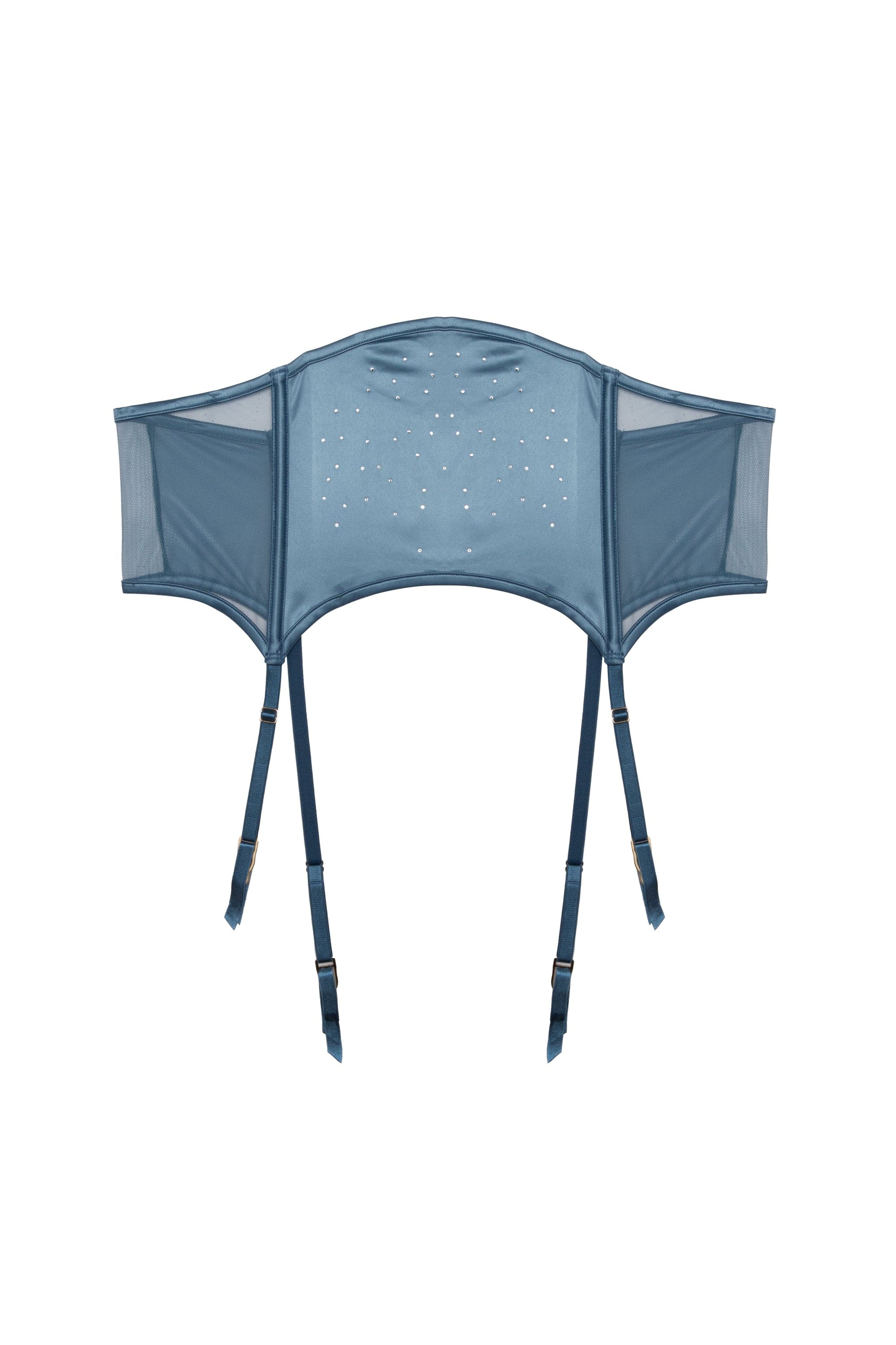 Olympia Storm Grey Diamante Detail Waspie - Image 5