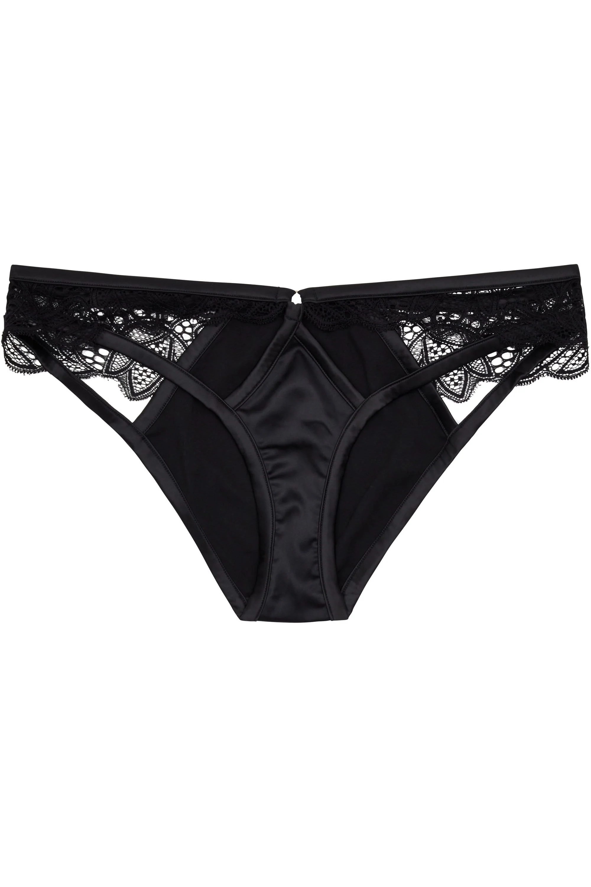 Peek & Beau Ida satin cut out knickers with lace - Image 5