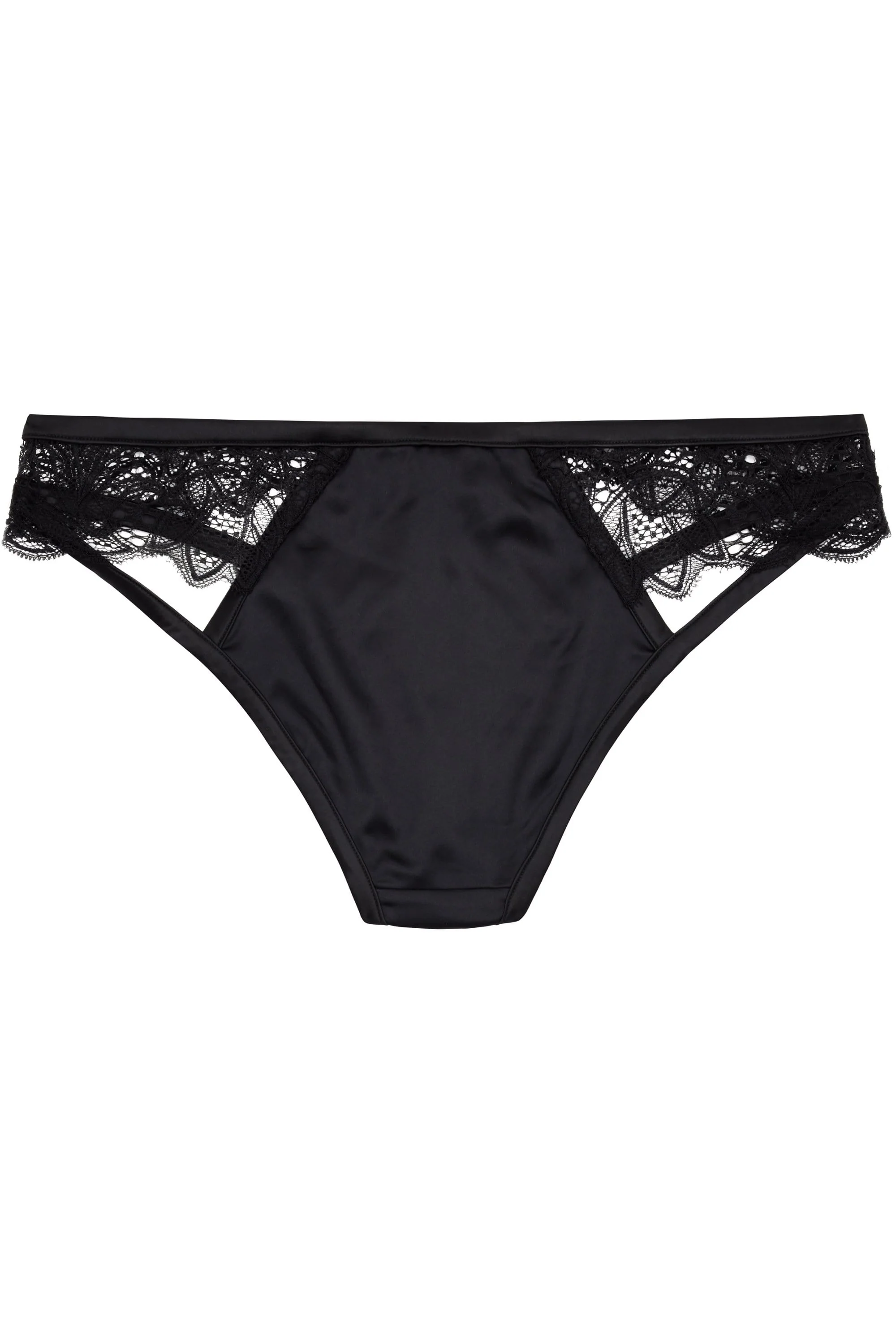 Peek & Beau Ida satin cut out knickers with lace - Image 6