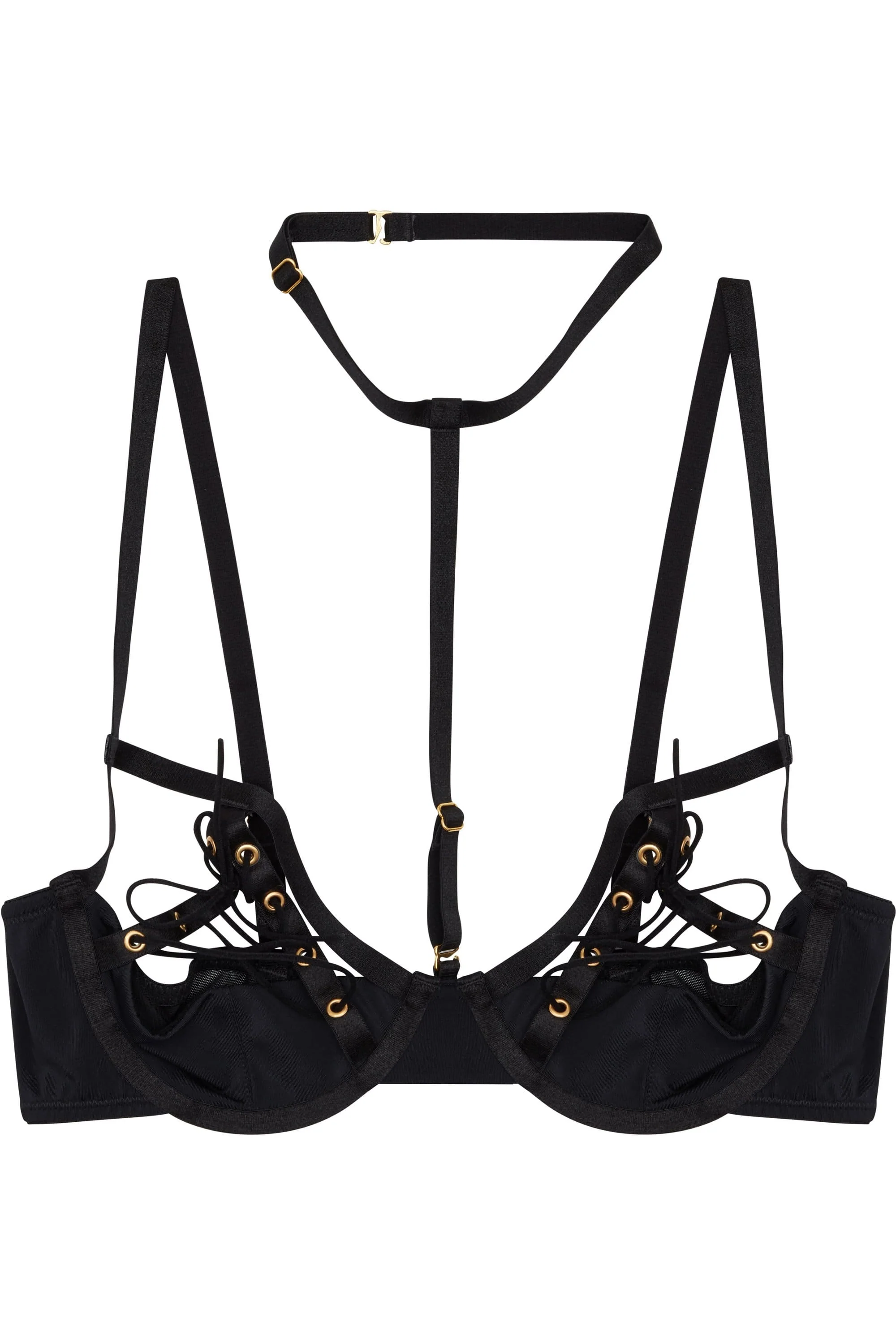 Peek & Beau Inez Lace up Detail Bra A - DD - Image 3