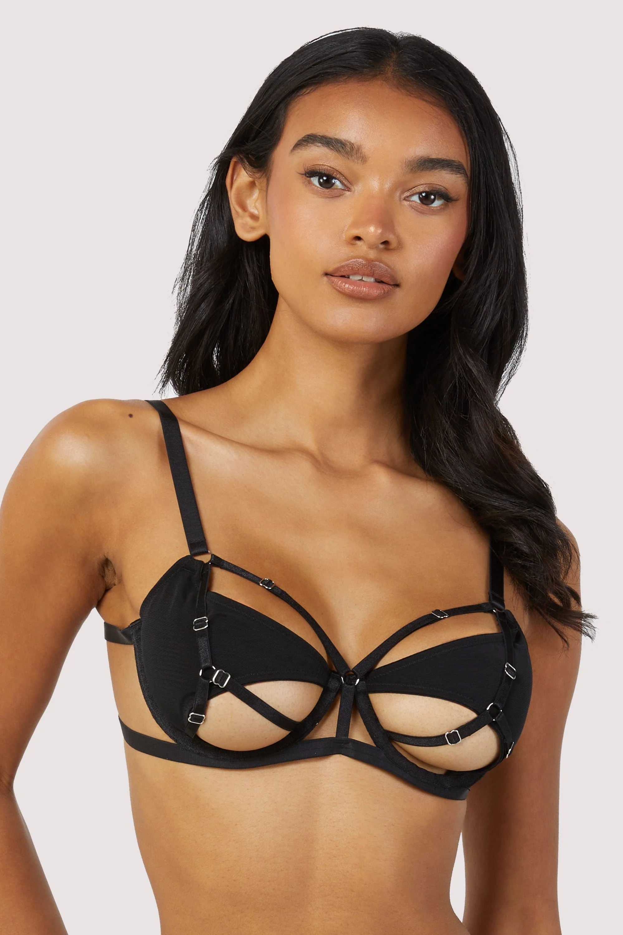 Penny Black Multi Strap Cut Out Mesh Bra - Image 5