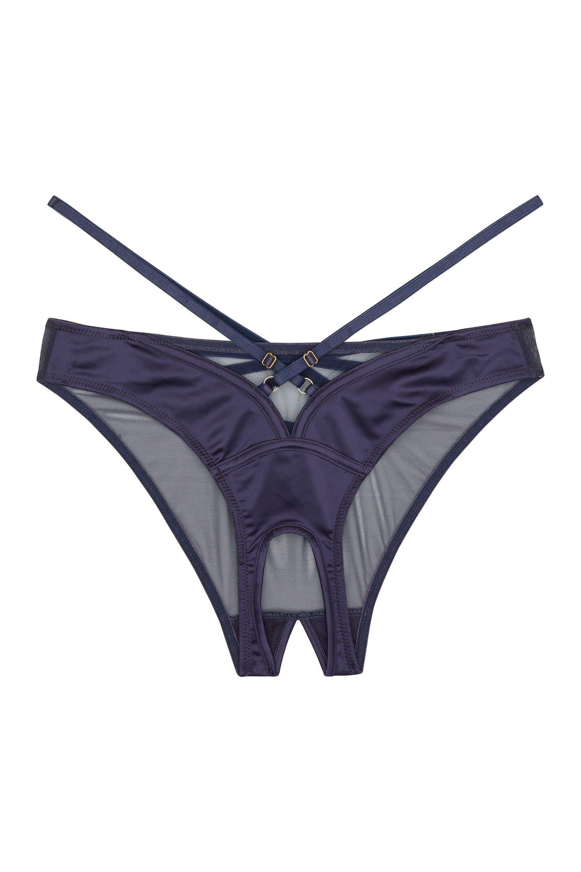 Philly Navy Tulip Ouvert Brazilian Briefs - Image 3