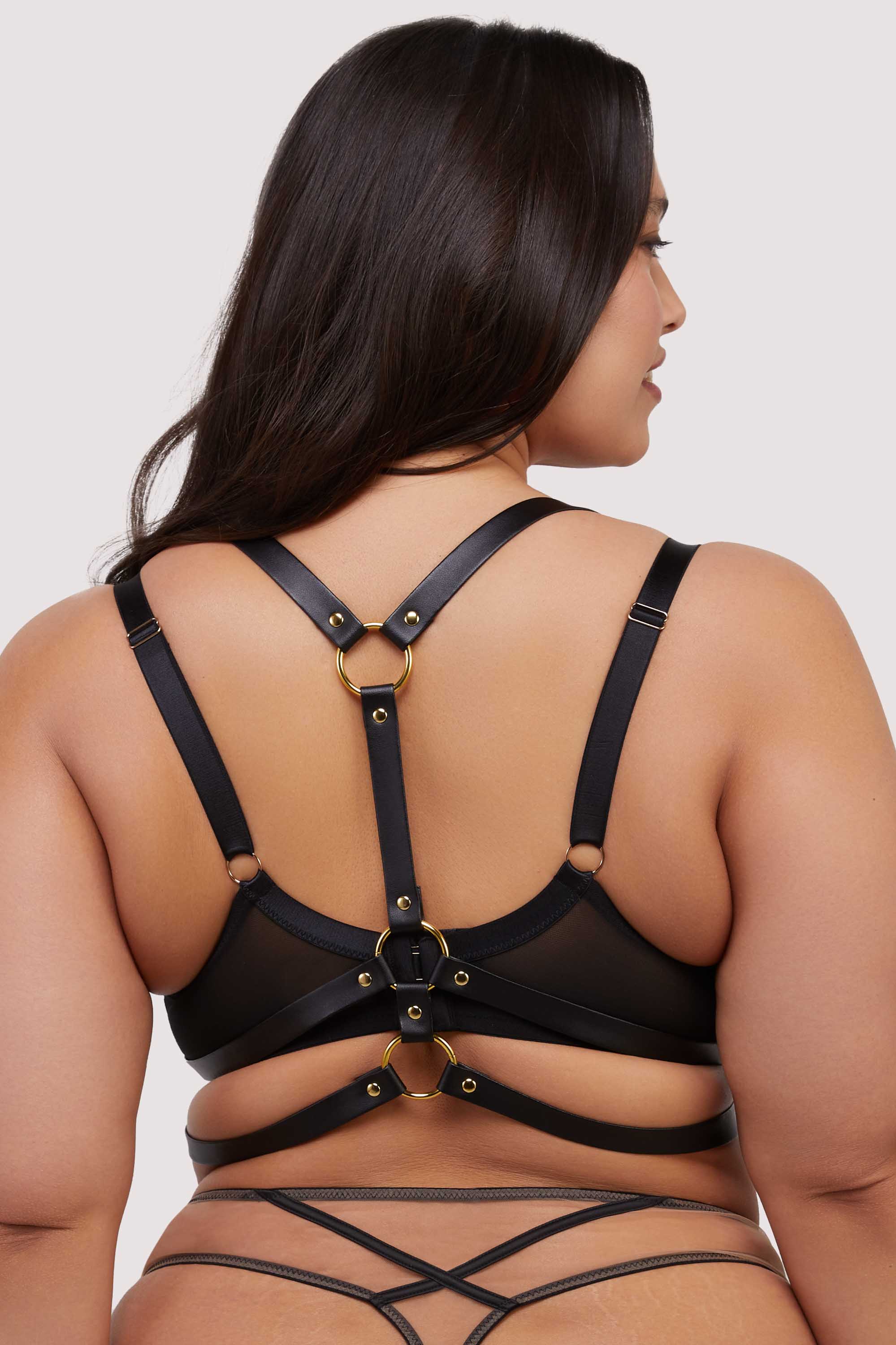 Black Matt Chest Harness - Image 4