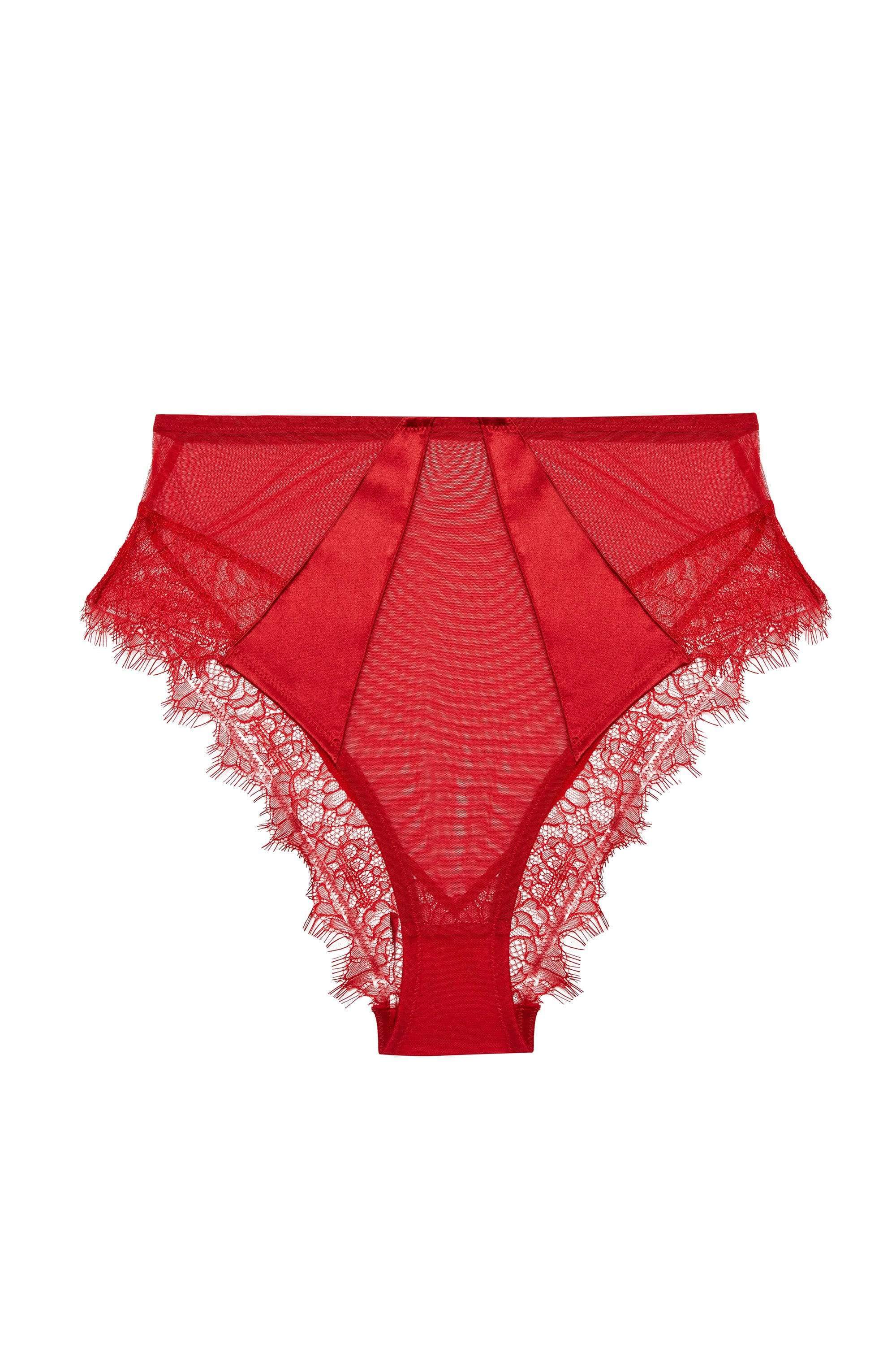 Playful Promises Melina Red High Waist Brief - Image 8