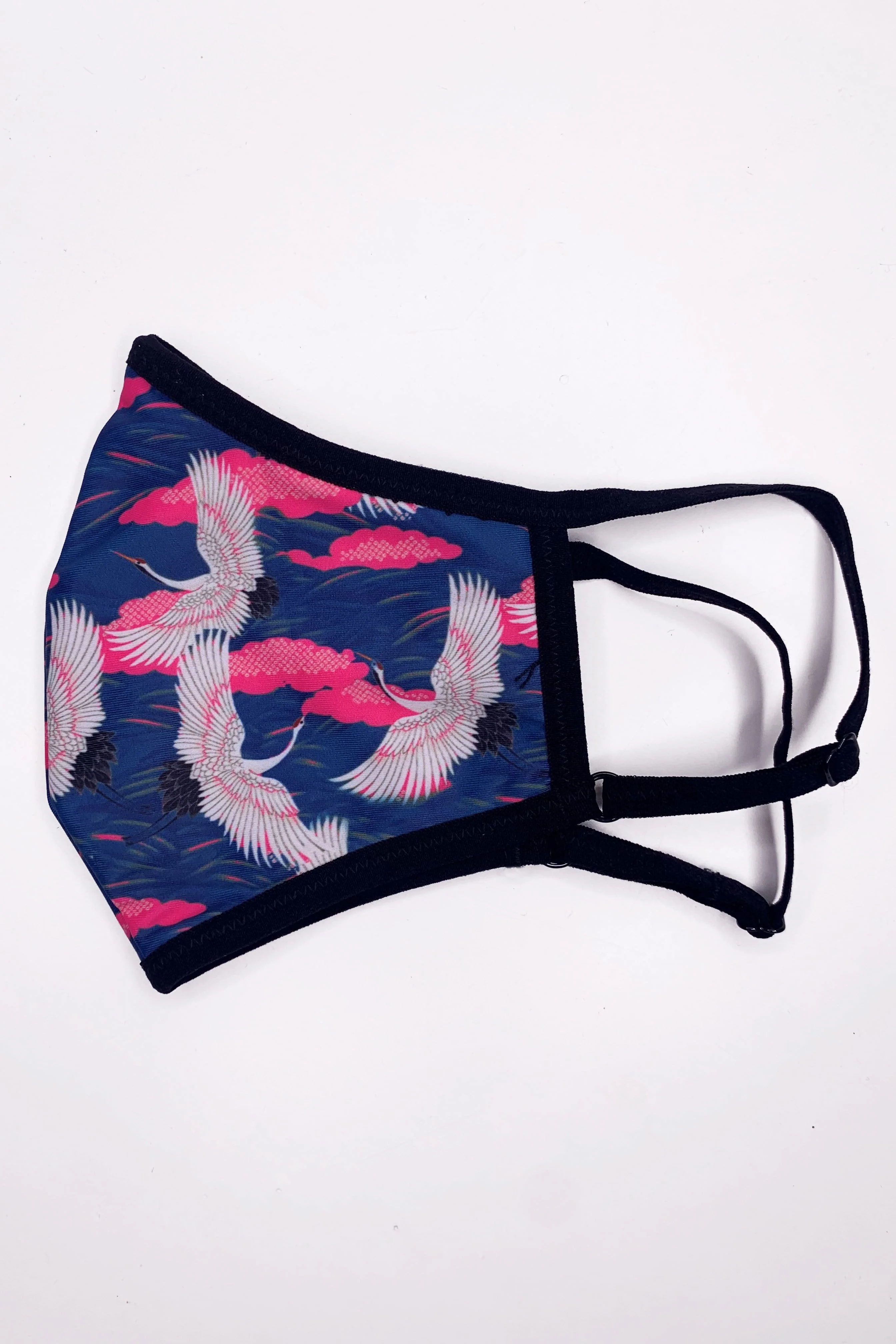 Playful Promises Pink Crane Face Mask - Image 2