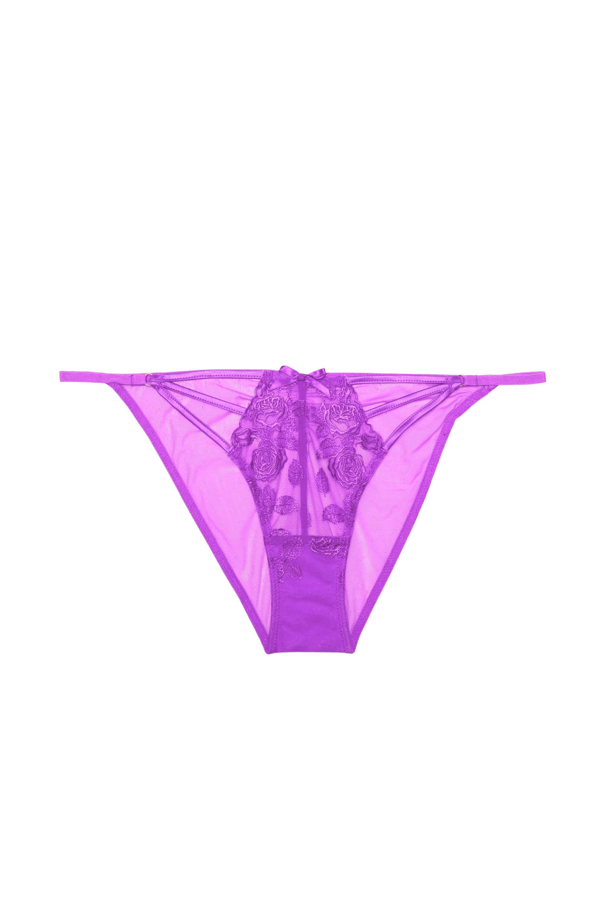 Rosanna Purple Embroidery Brief - Image 4