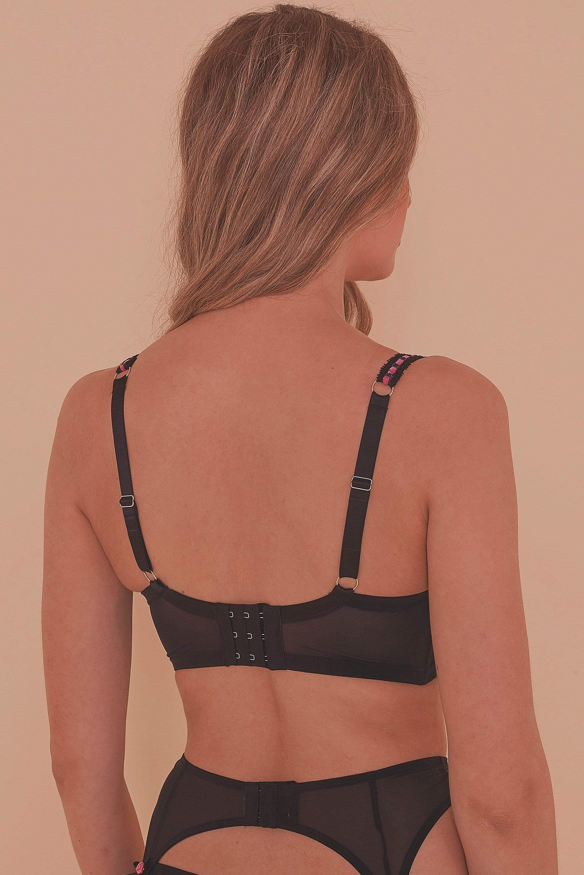 Monica Ribbon Slot Lace Bra - Image 14