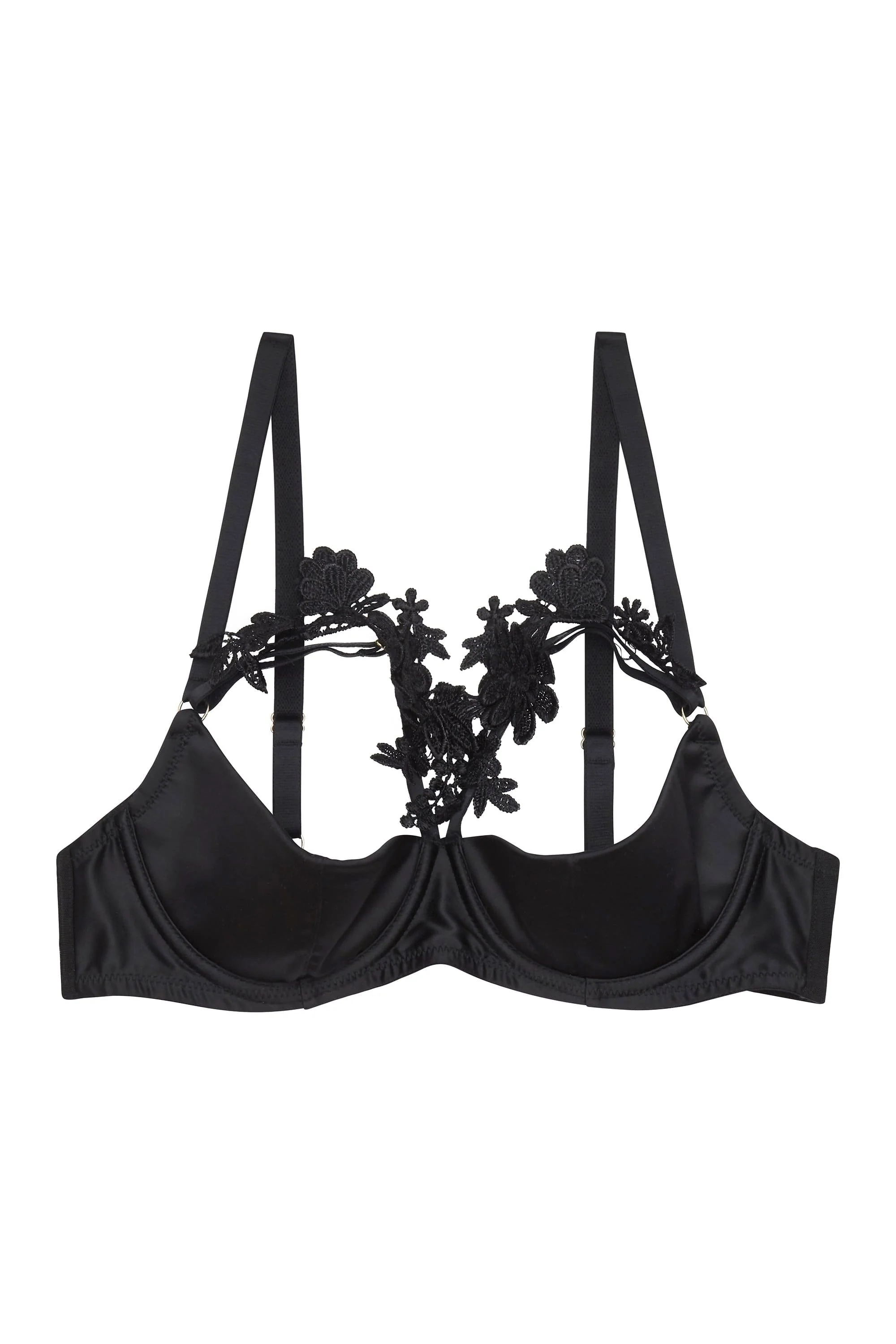 Virginia Guipure Quarter Cup Bra - Image 6
