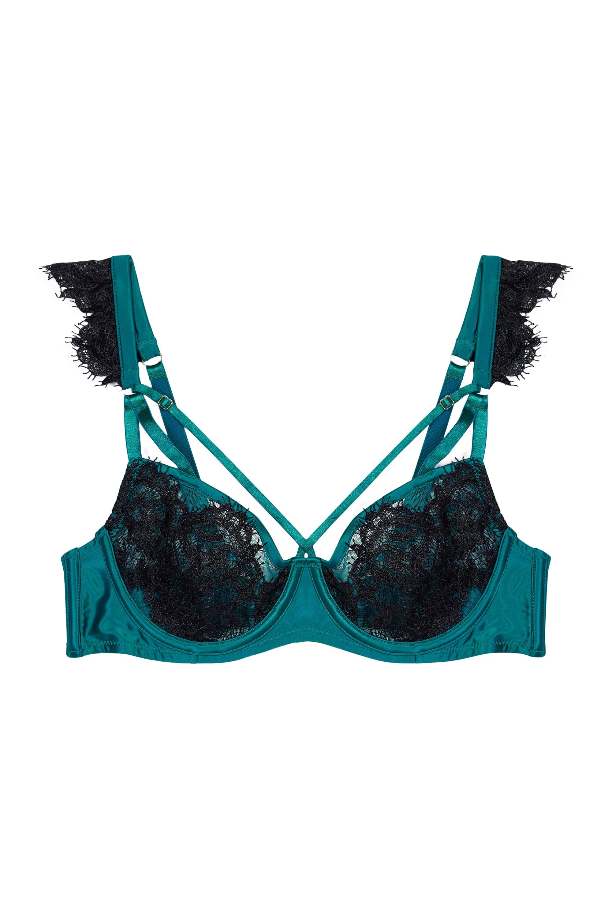 Anneliese Teal Balcony Bra - Image 16
