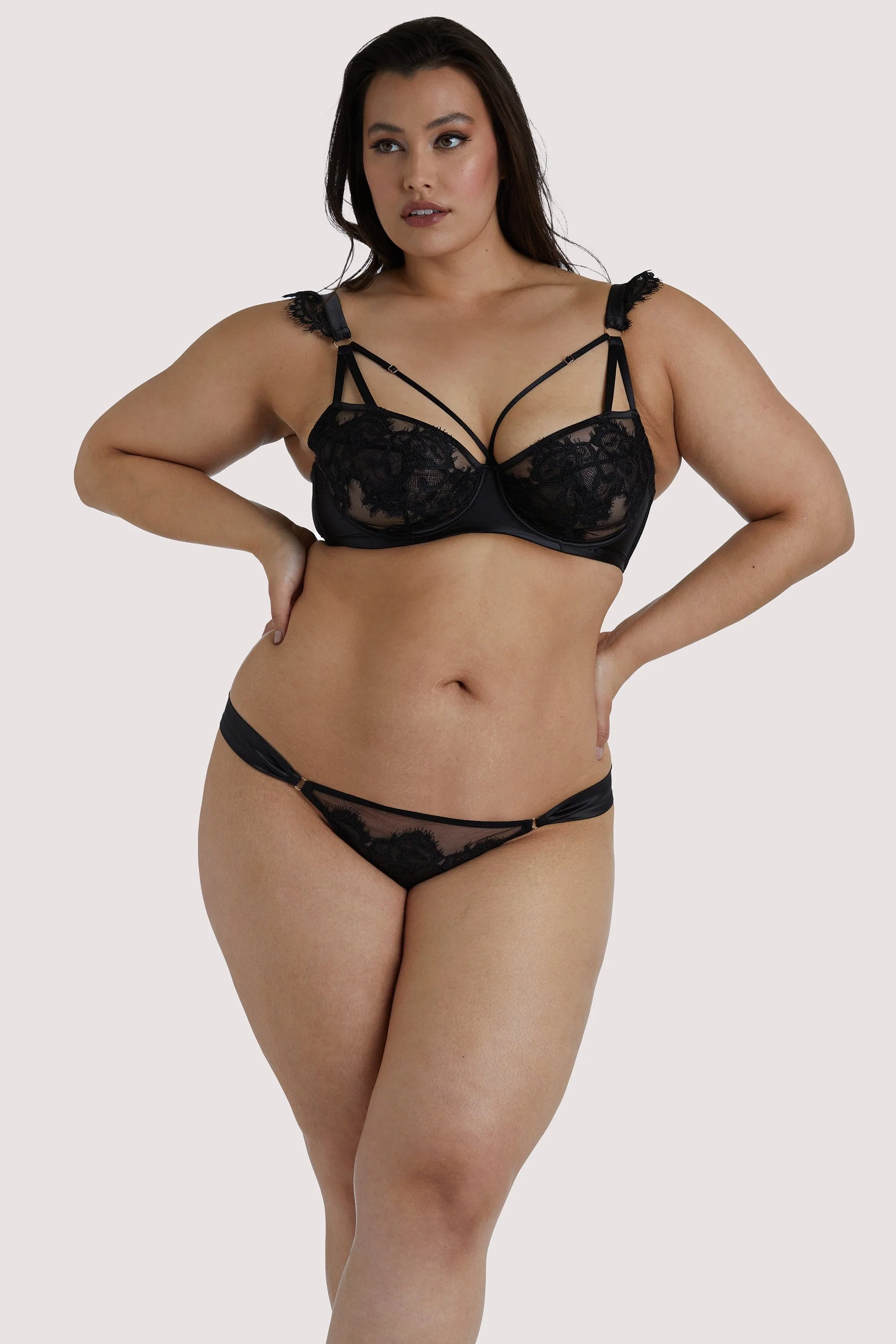 Anneliese Black Lace Bra - Image 14