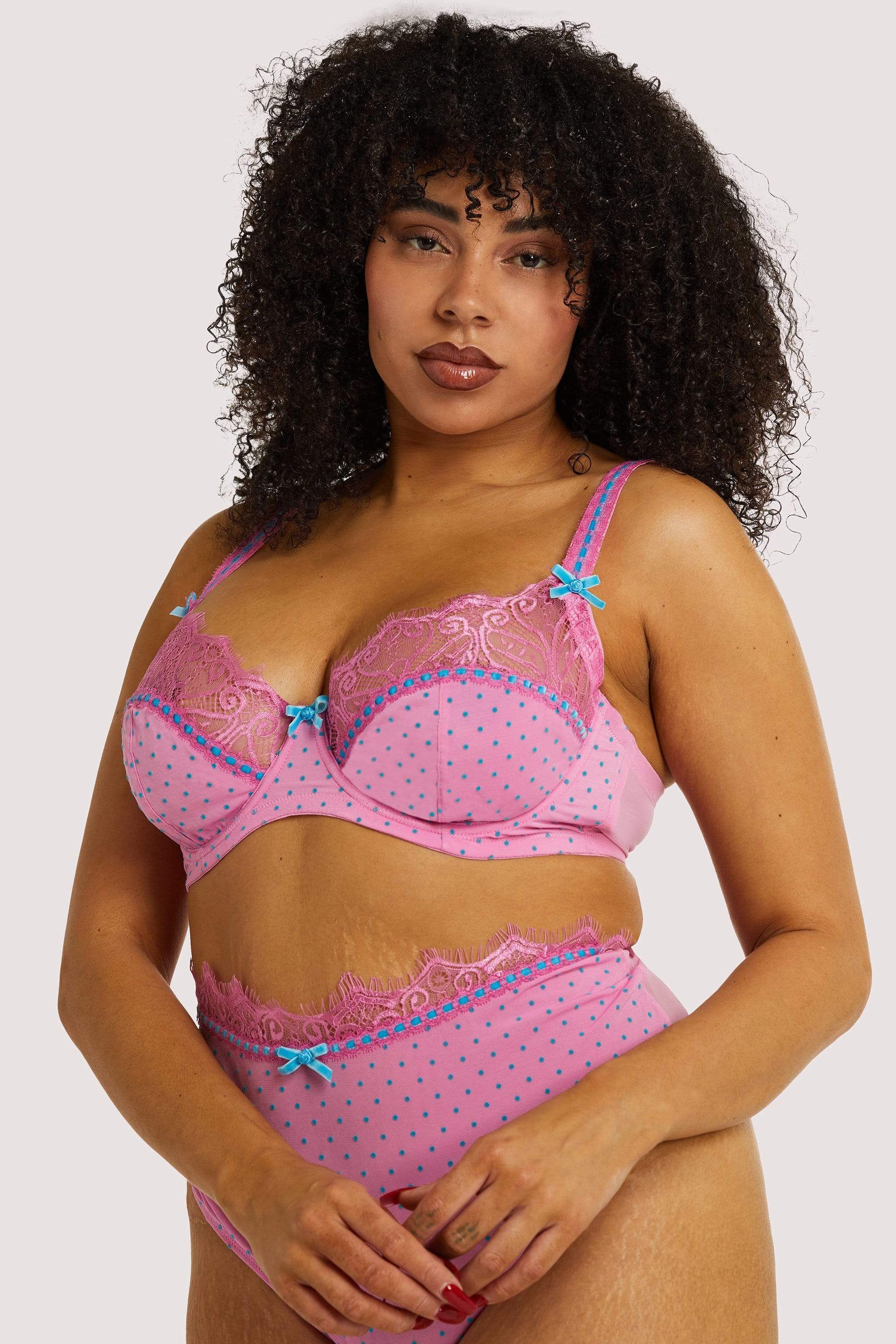 Sophia Pink High Apex Bra - Image 9