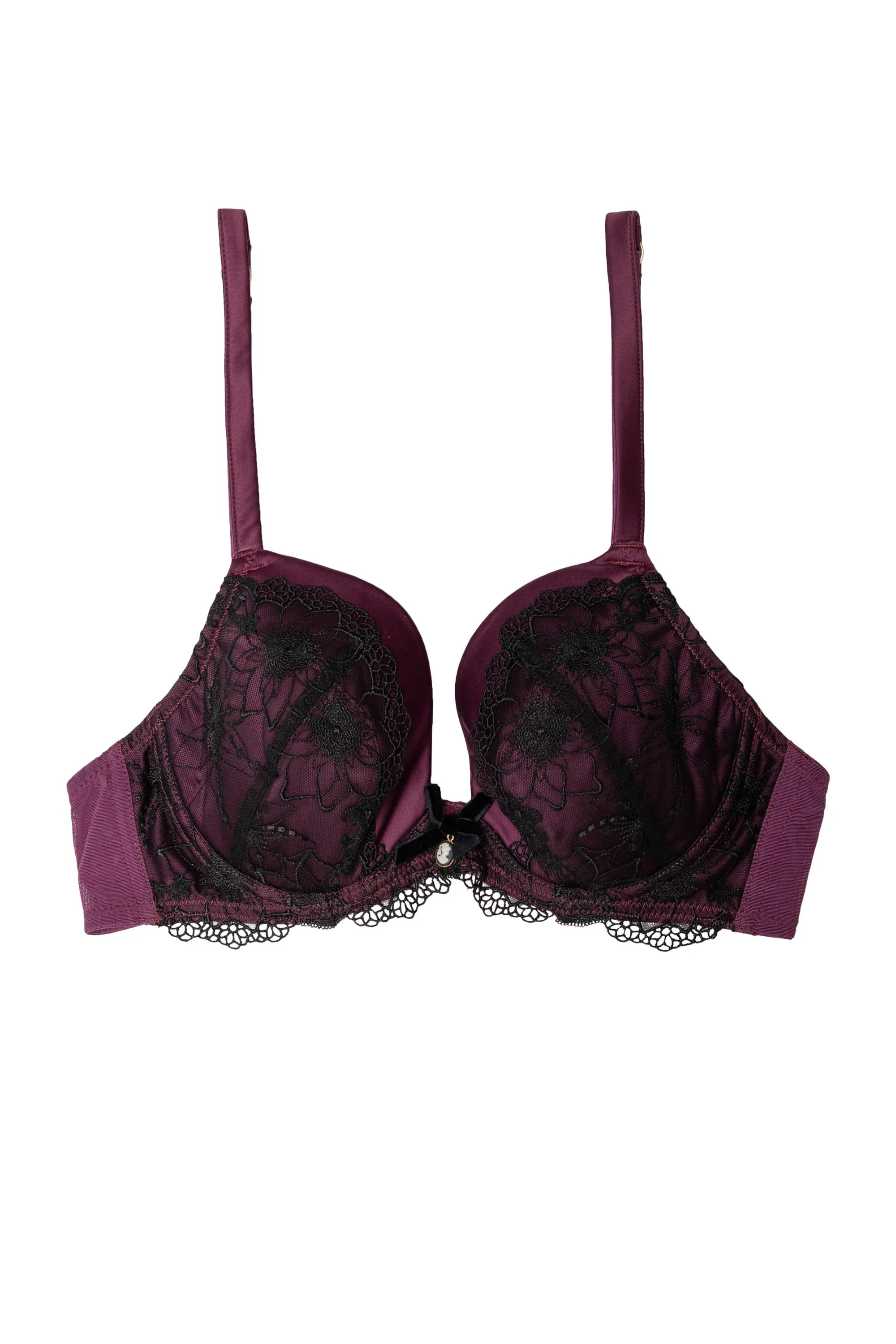 Muriel Purple Plunge Bra - Image 13