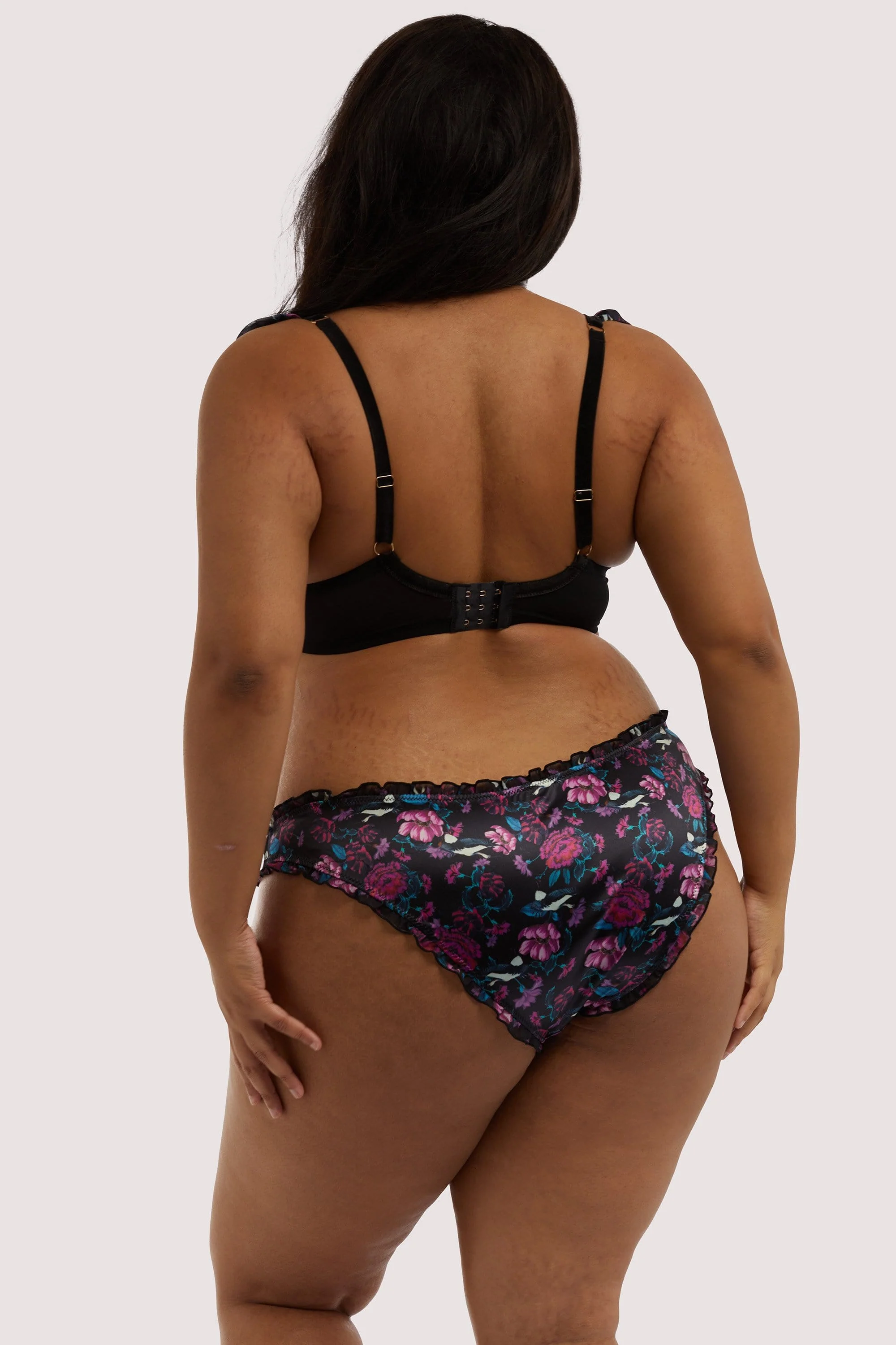 Noriko Crane Print Plunge Bra - Image 10