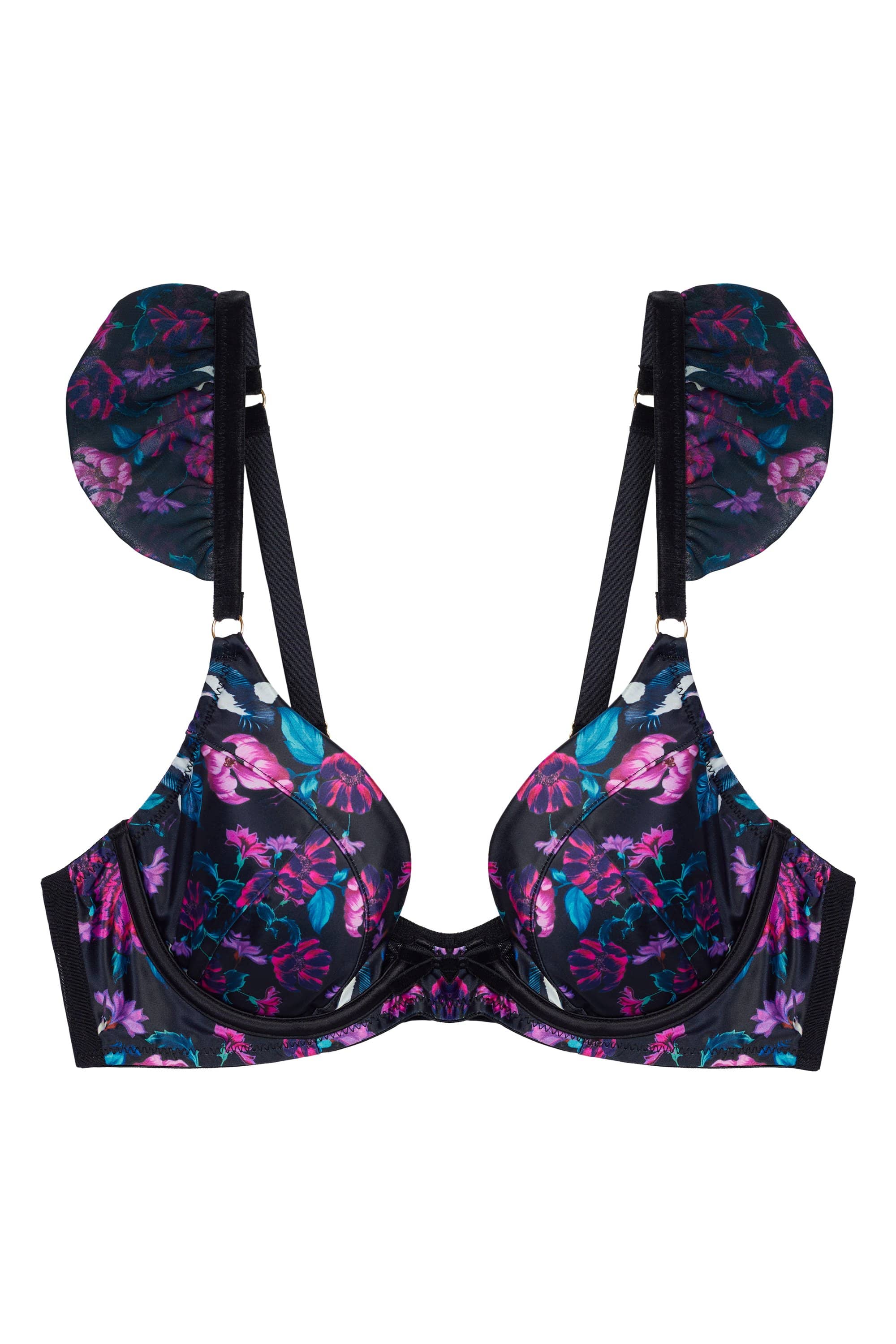 Noriko Crane Print Plunge Bra - Image 19