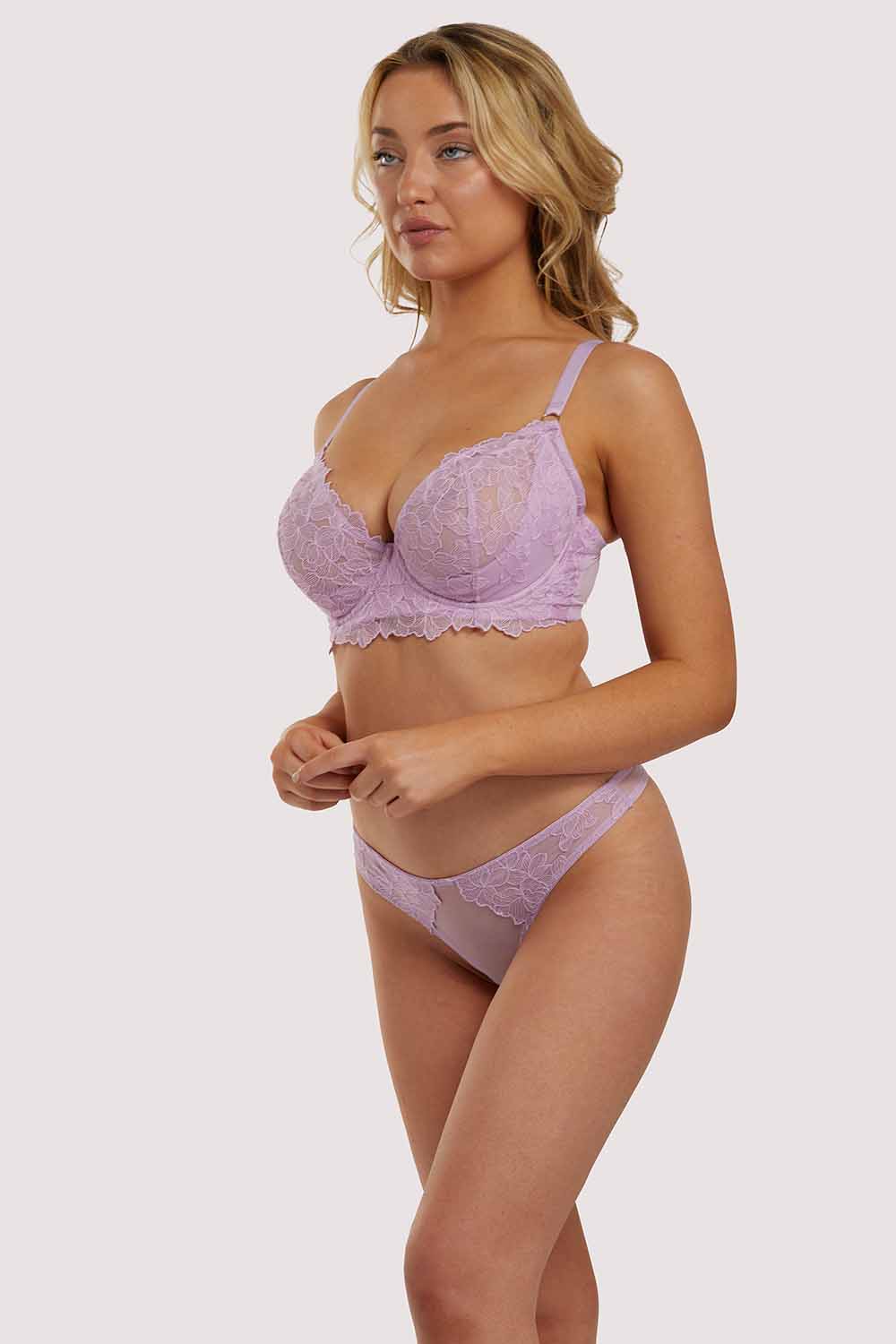 Lila Lilac Plunge Bra - Image 11