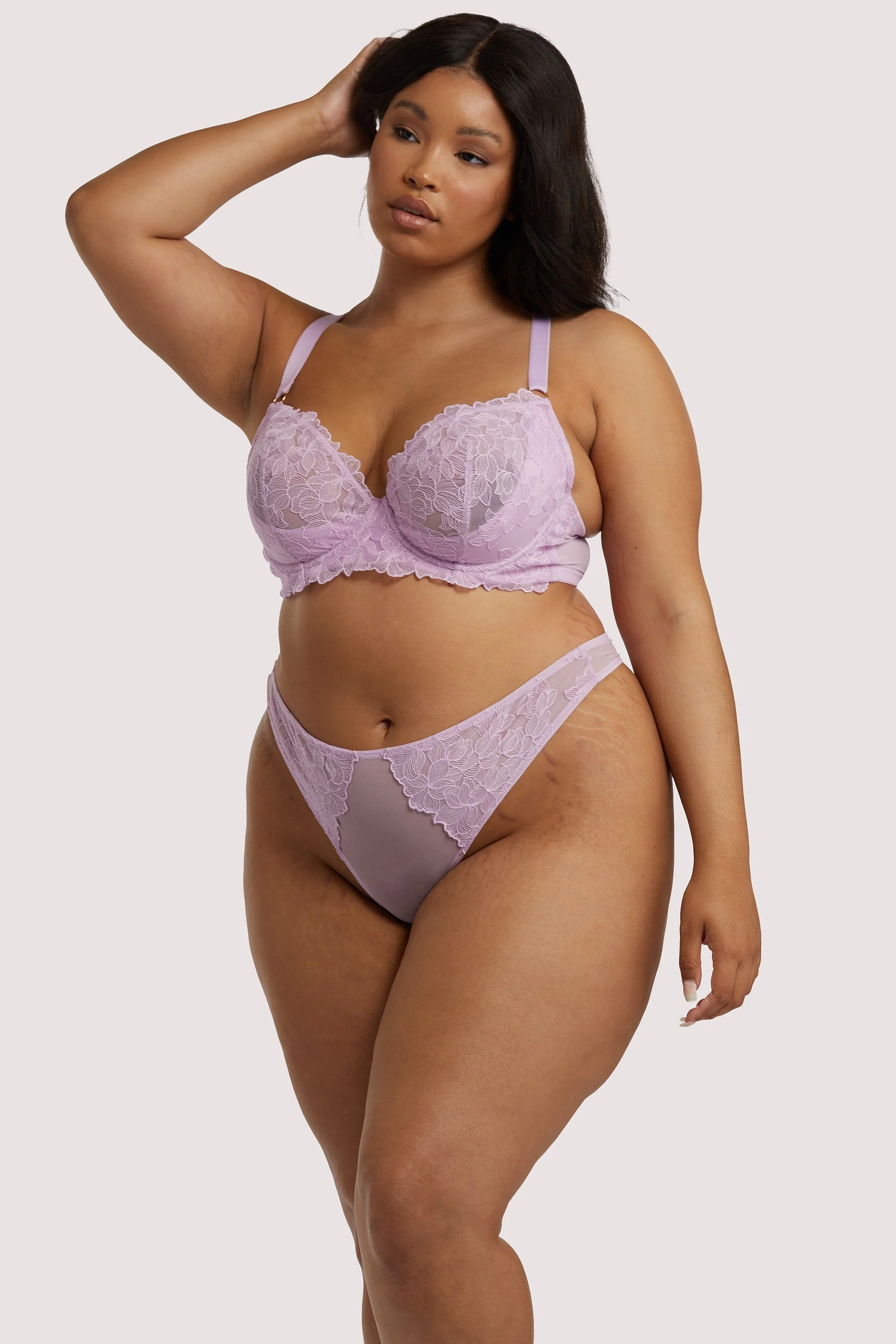 Lila Lilac Plunge Bra - Image 14