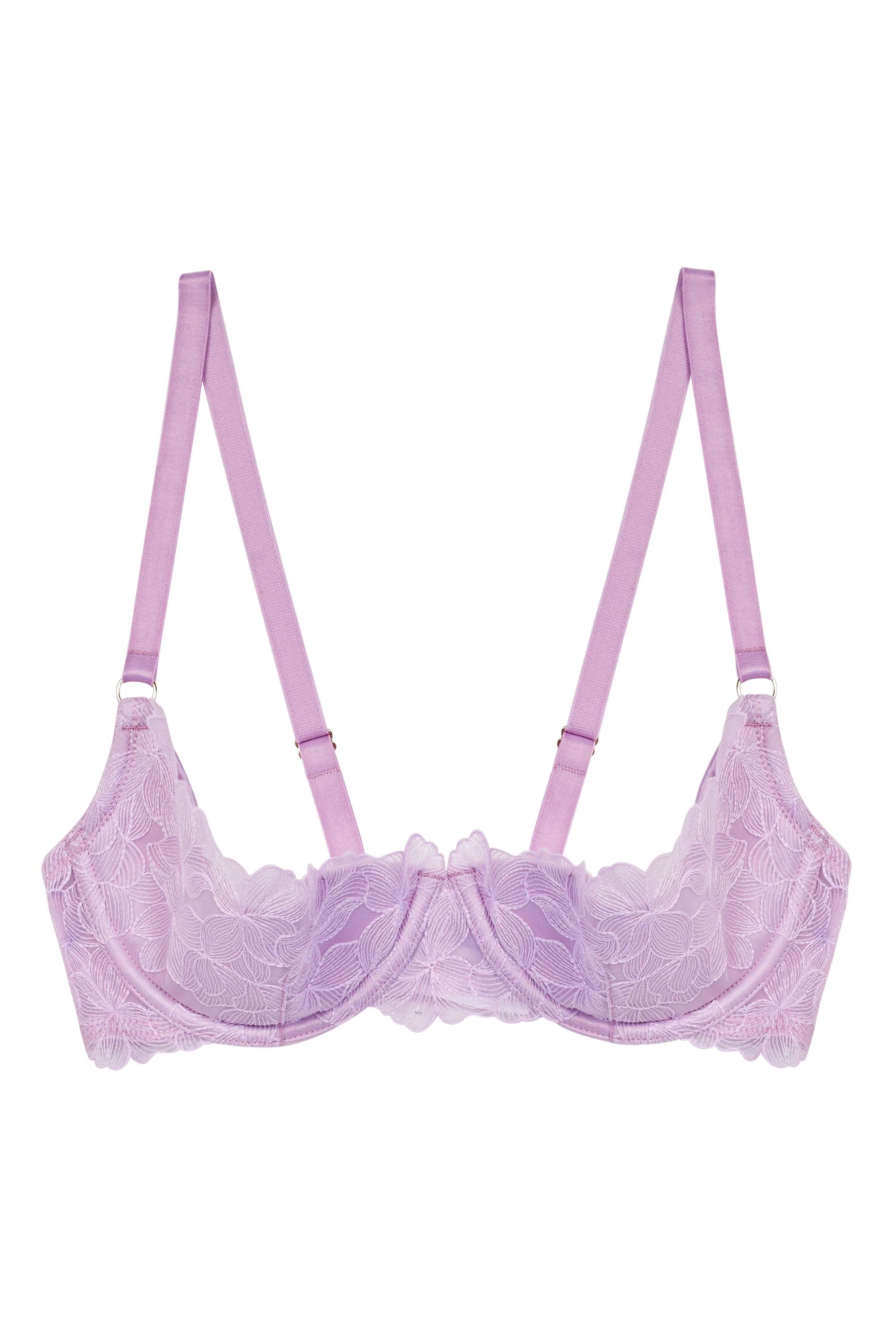 Lila Lilac Quarter Cup Bra - Image 11