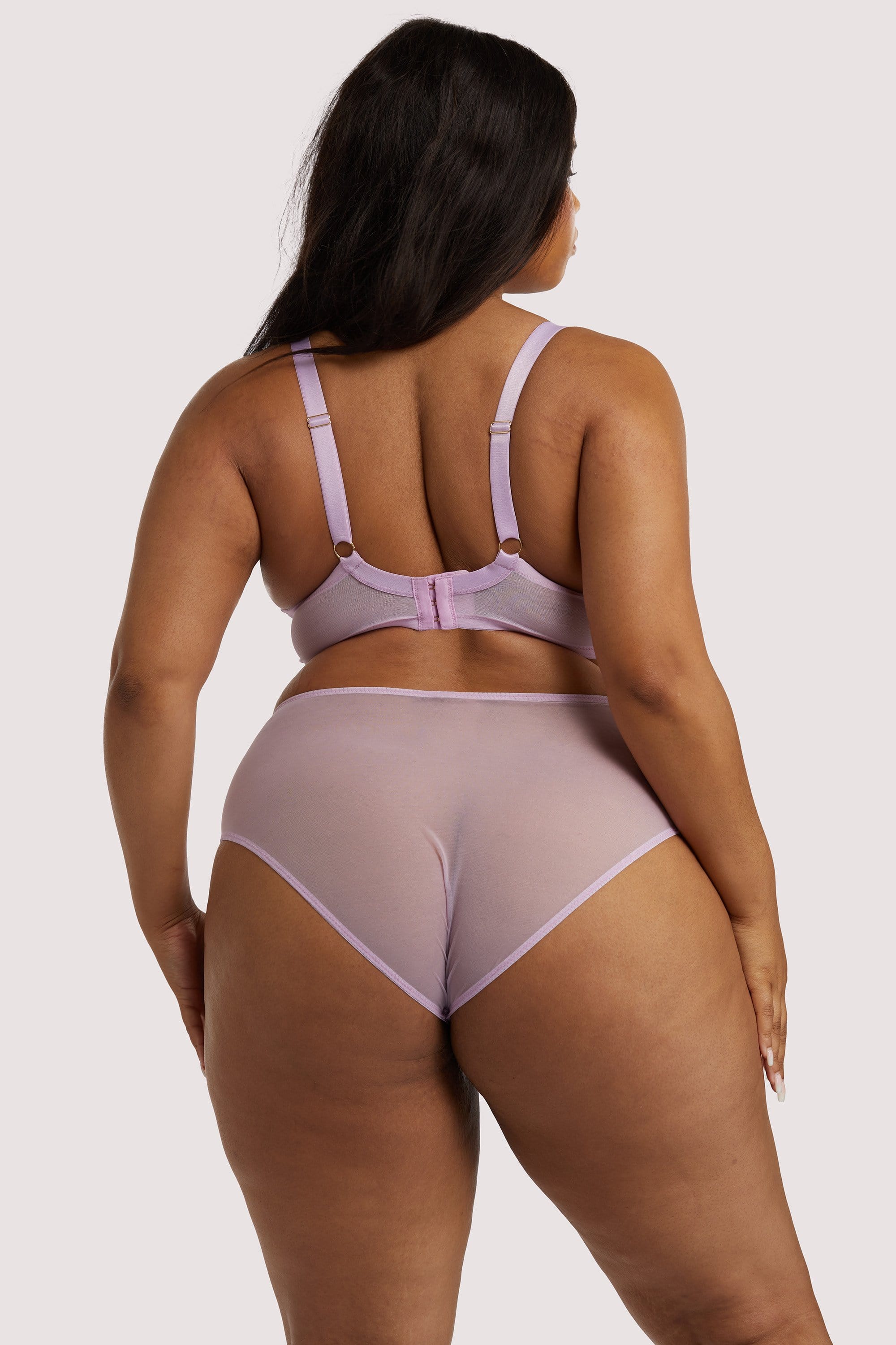 Lila Lilac Quarter Cup Bra - Image 9
