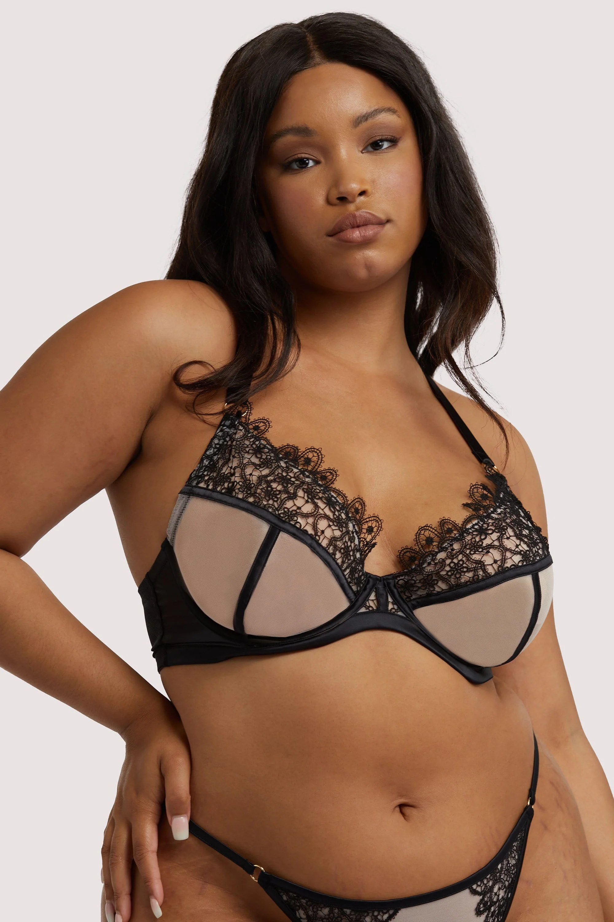 Anaise Black Racer Back Balcony Bra - Image 11