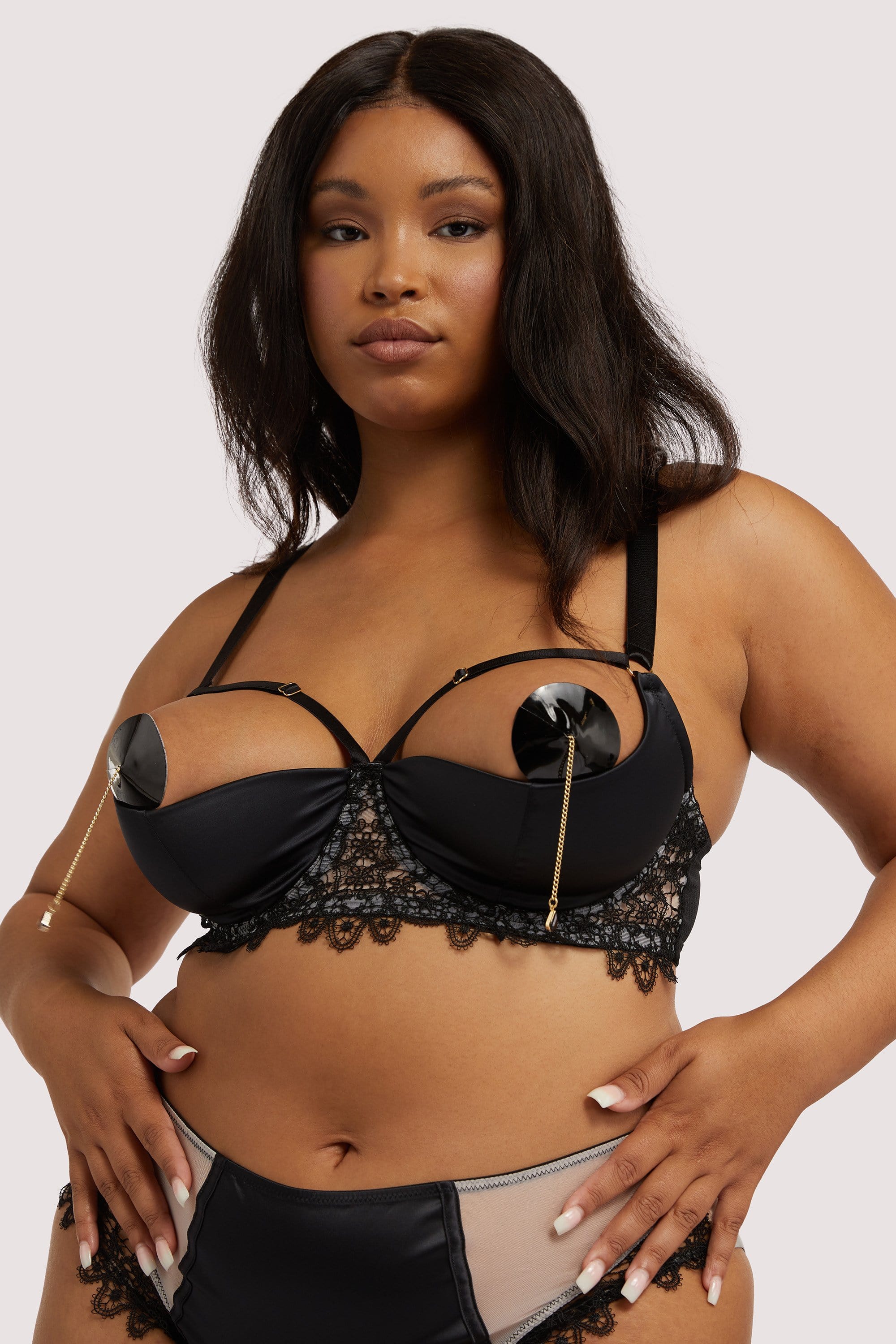 Anaise Black Quarter Cup Bra - Image 3