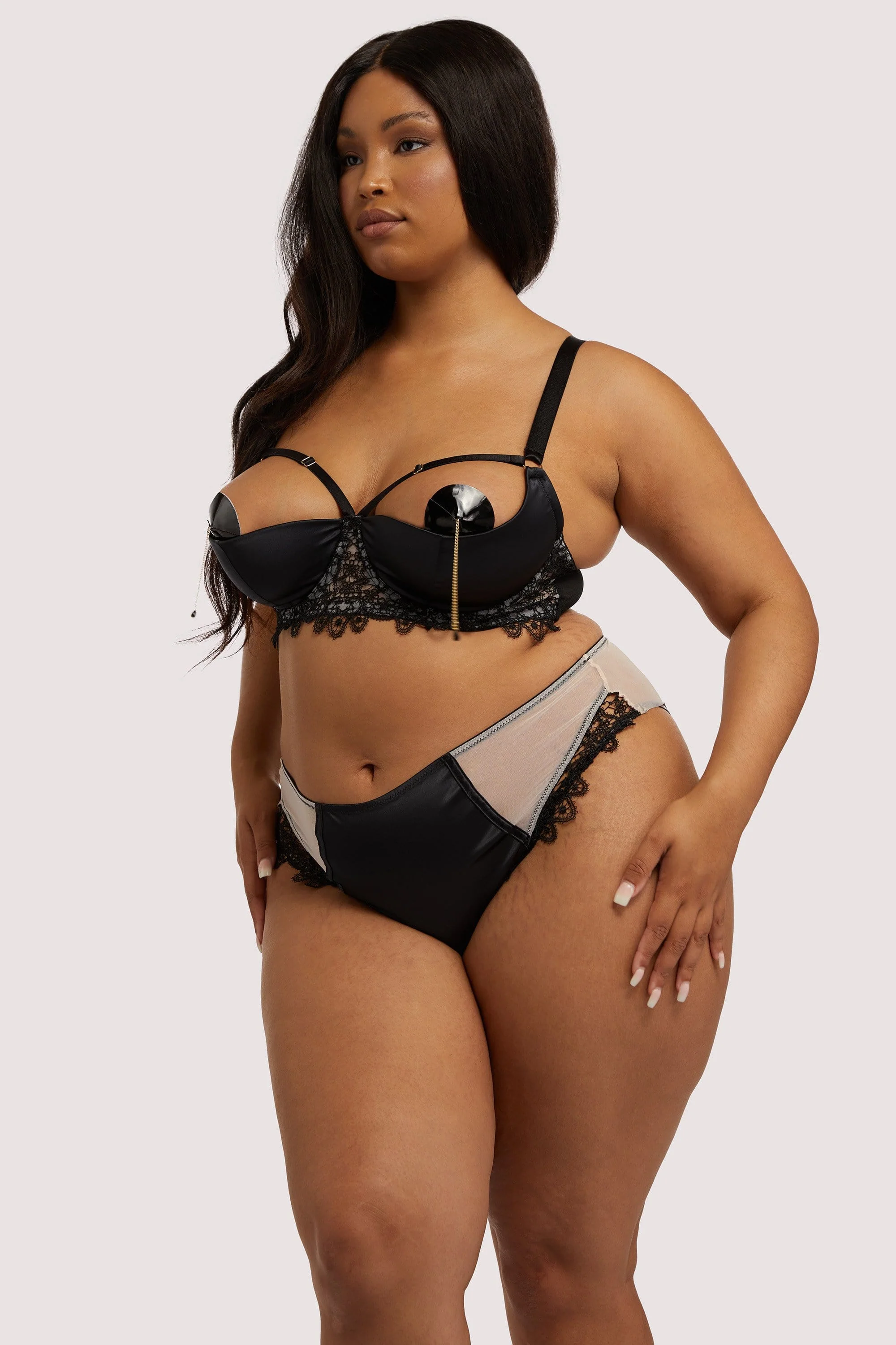 Anaise Black Quarter Cup Bra - Image 9