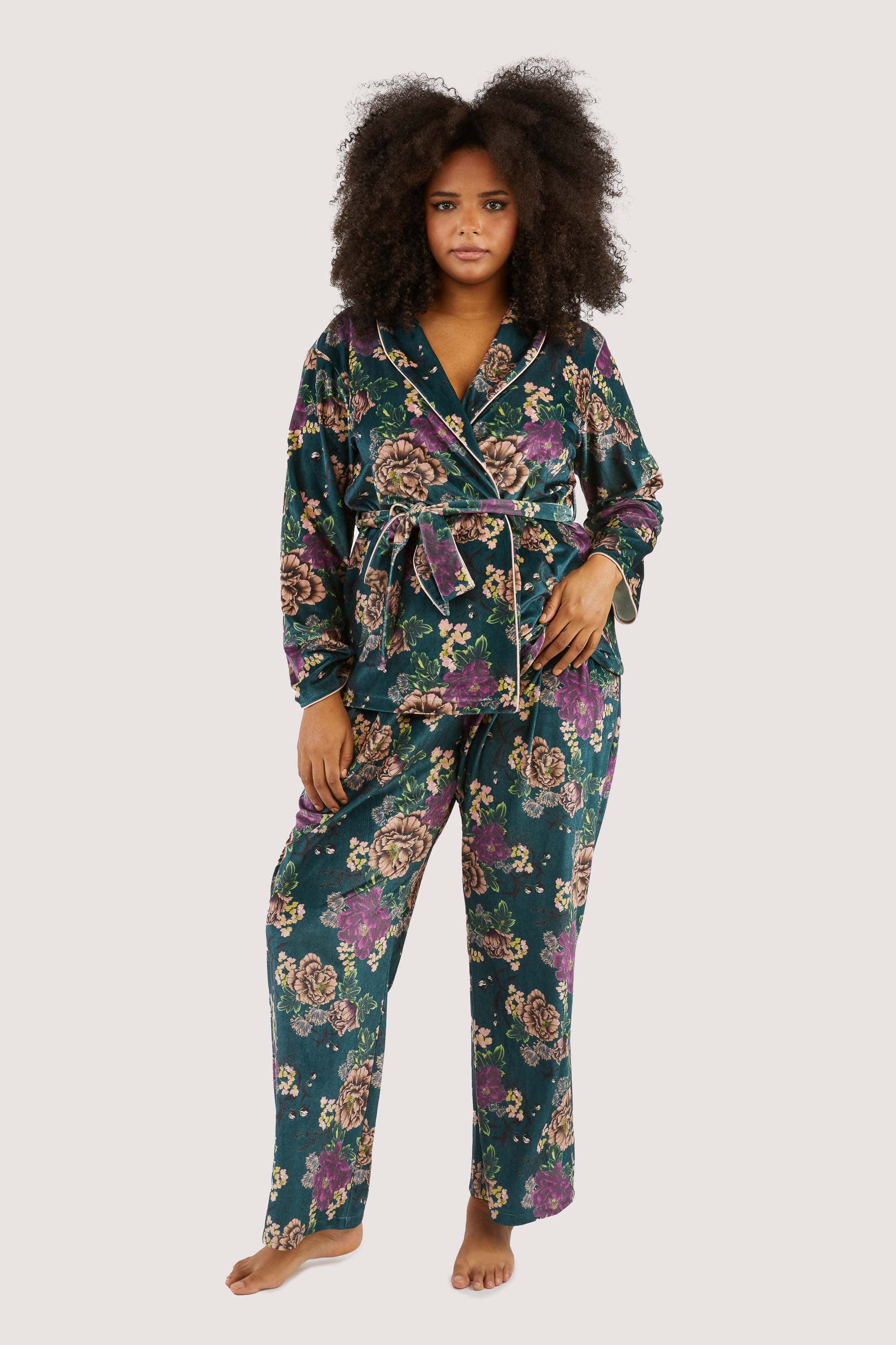 Printed velvet PJ set - Image 6