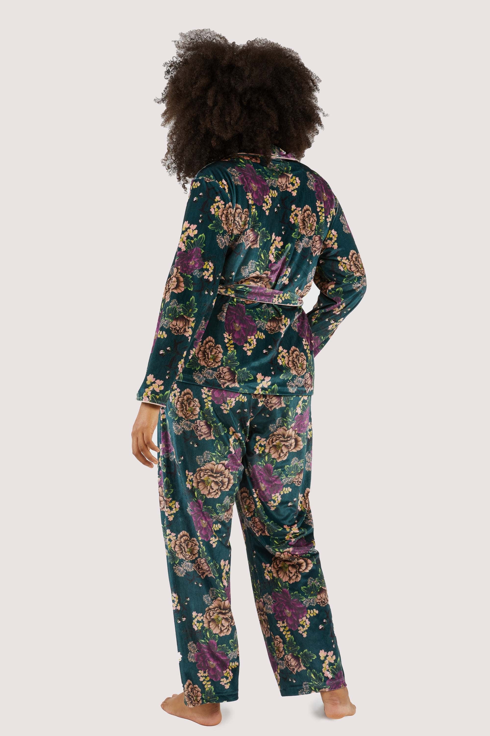 Printed velvet PJ set - Image 7