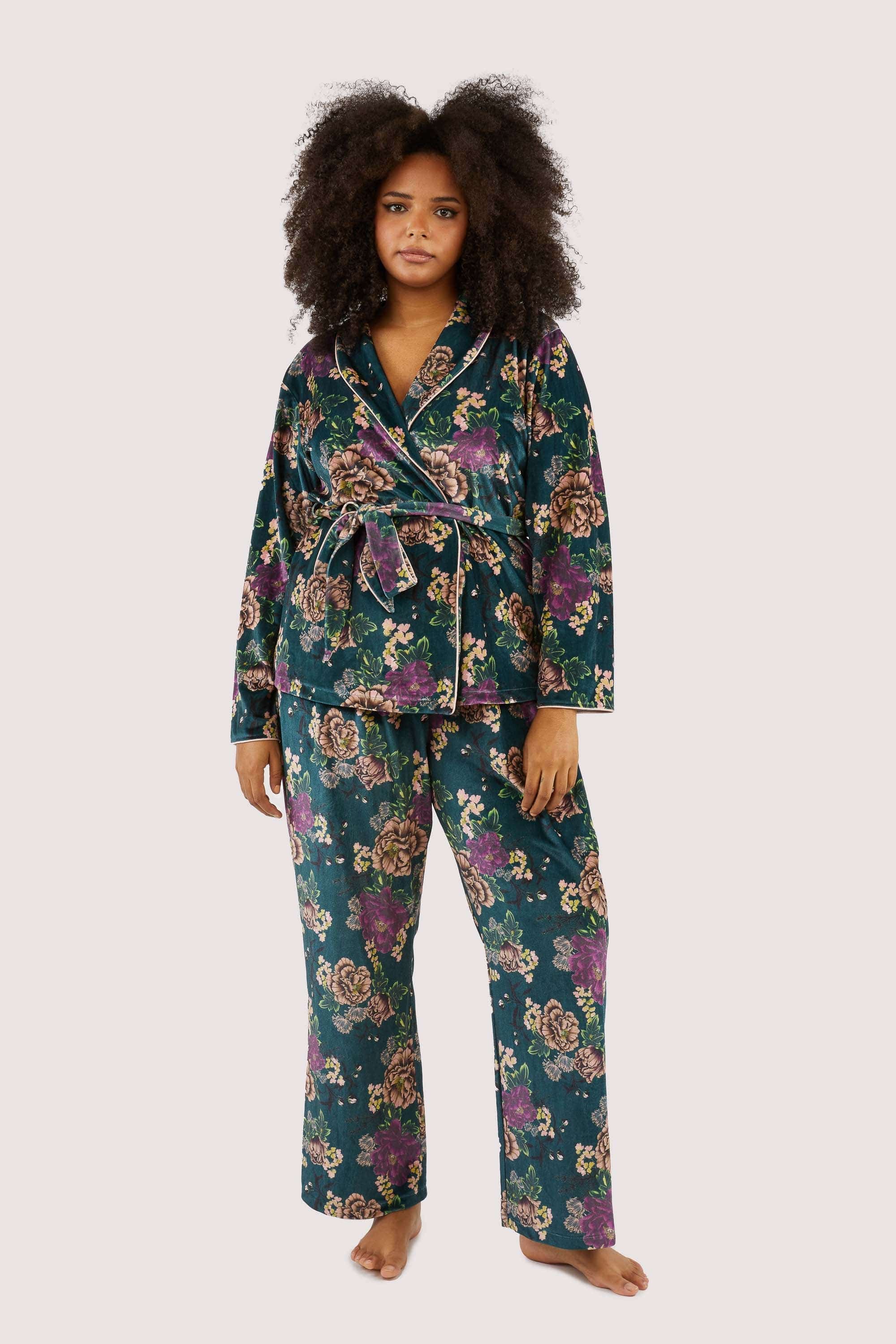Printed velvet PJ set - Image 8