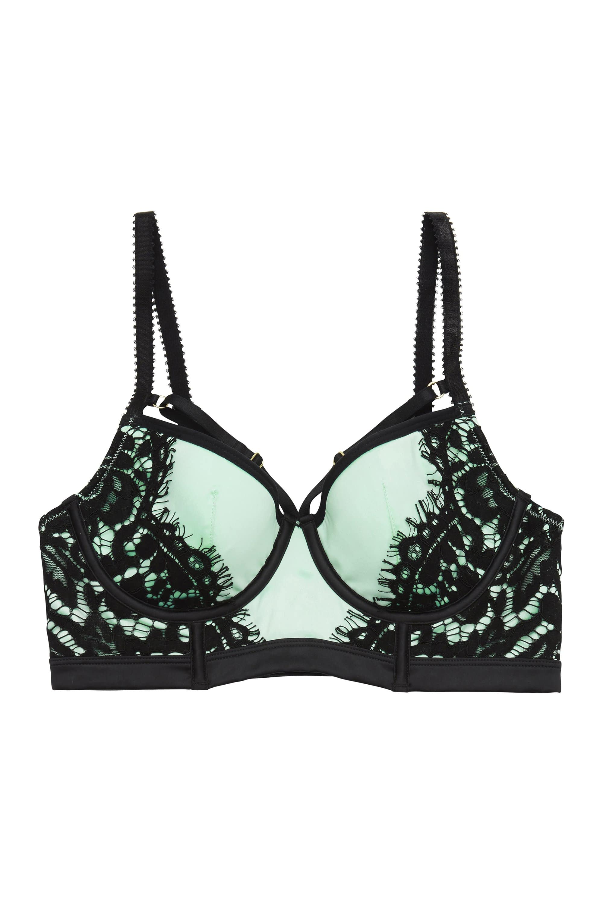 Hedy Mint Lace Bra A - D - Image 2