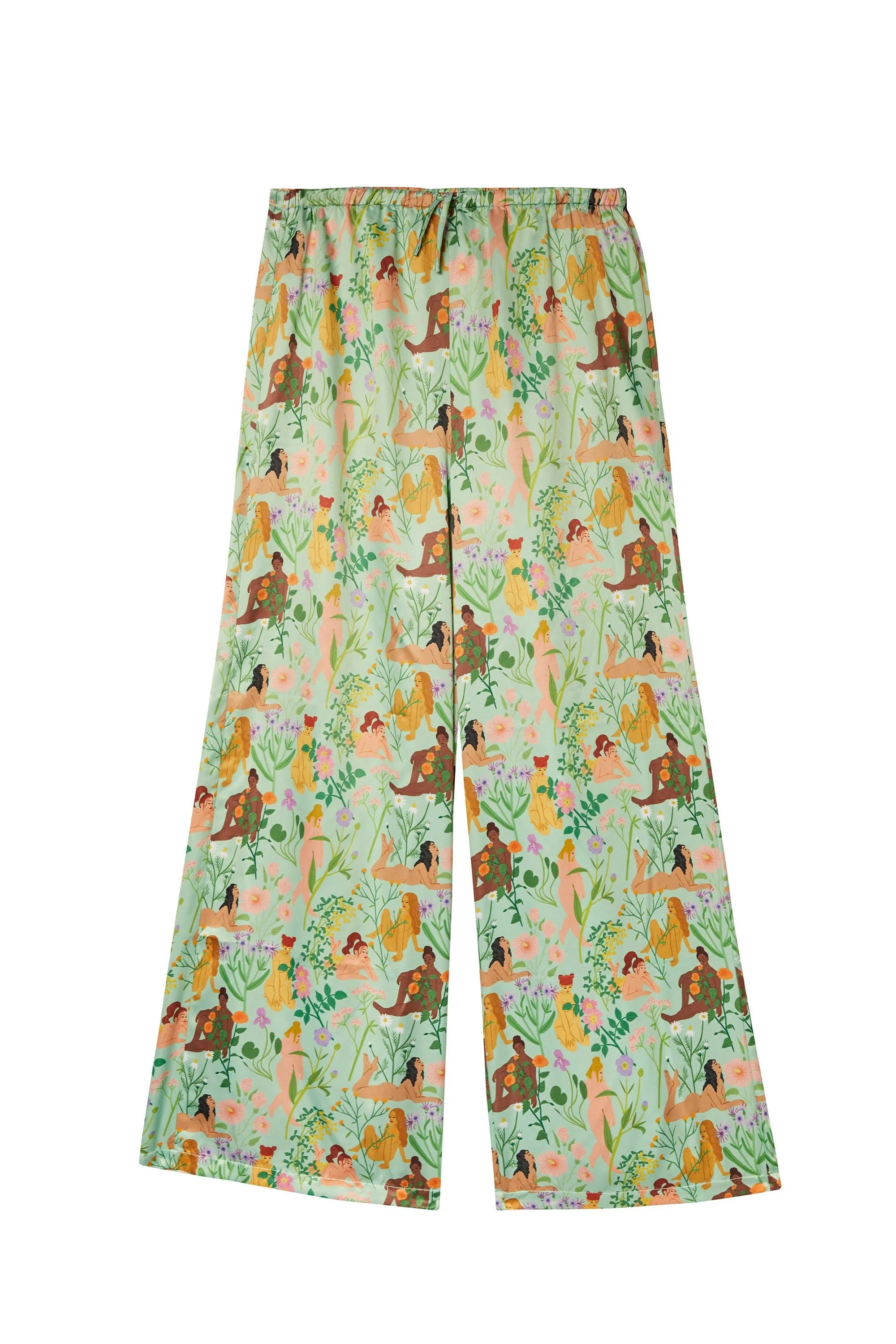 Bodil Jane Recycled Nudes & Flowers Trousers - Image 10