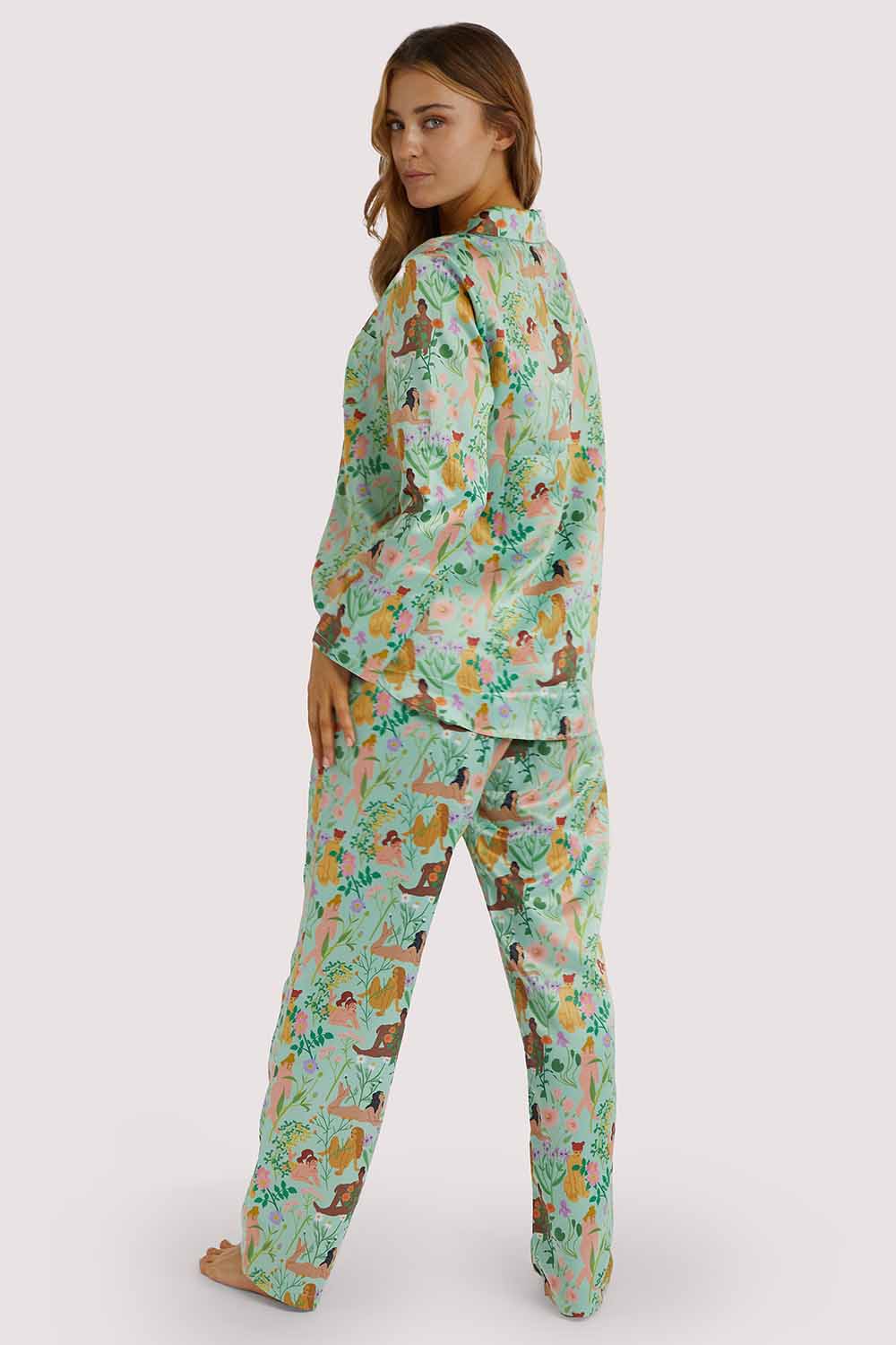 Bodil Jane Recycled Nudes & Flowers Trousers - Image 7