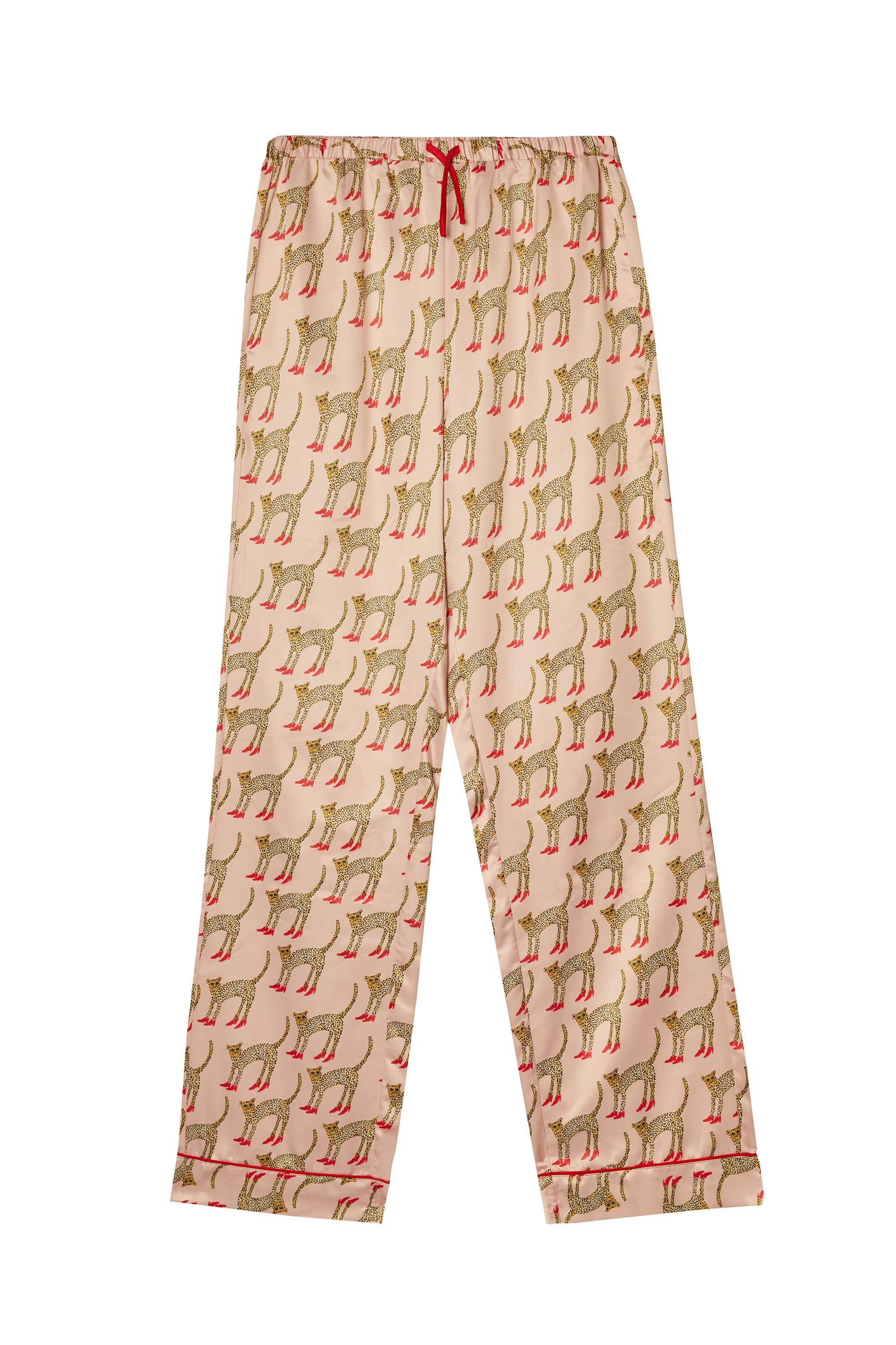 Bouffants Recycled Cheeta Satin Trousers - Image 7
