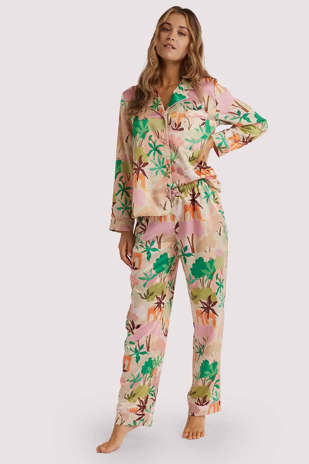 Alja Horvat Recycled Abstract Satin Trousers - Image 10