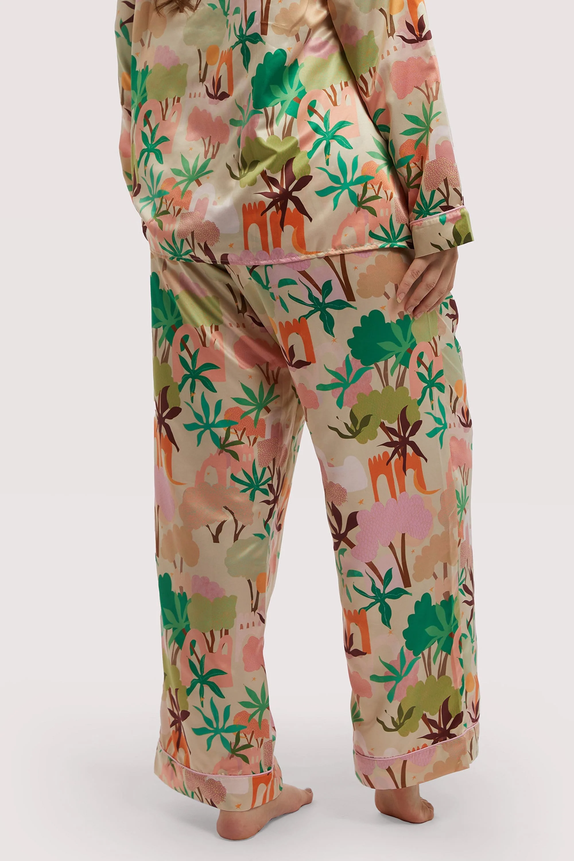Alja Horvat Recycled Abstract Satin Trousers - Image 5